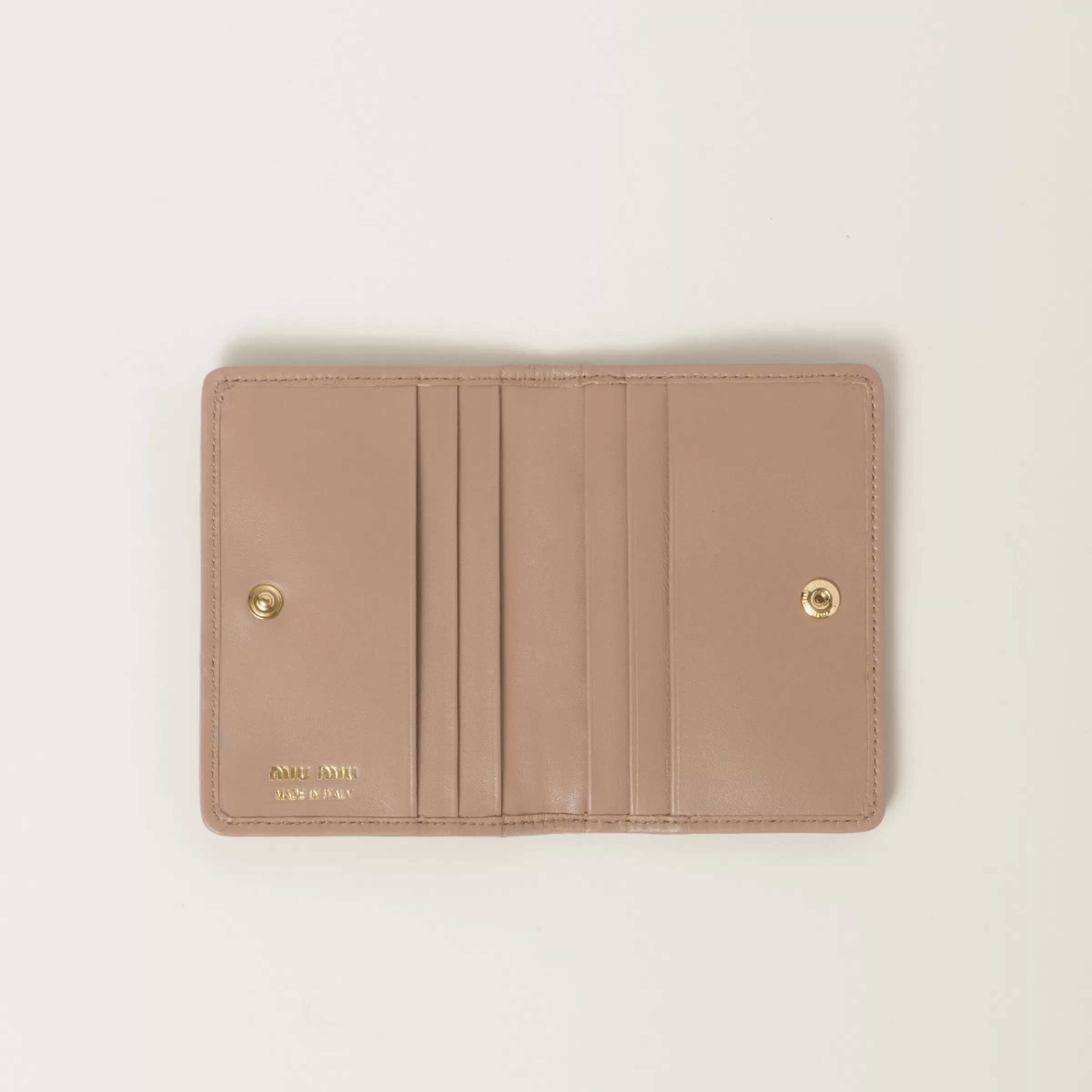 Miu Miu Matelassé Nappa Leather Card Holder |
