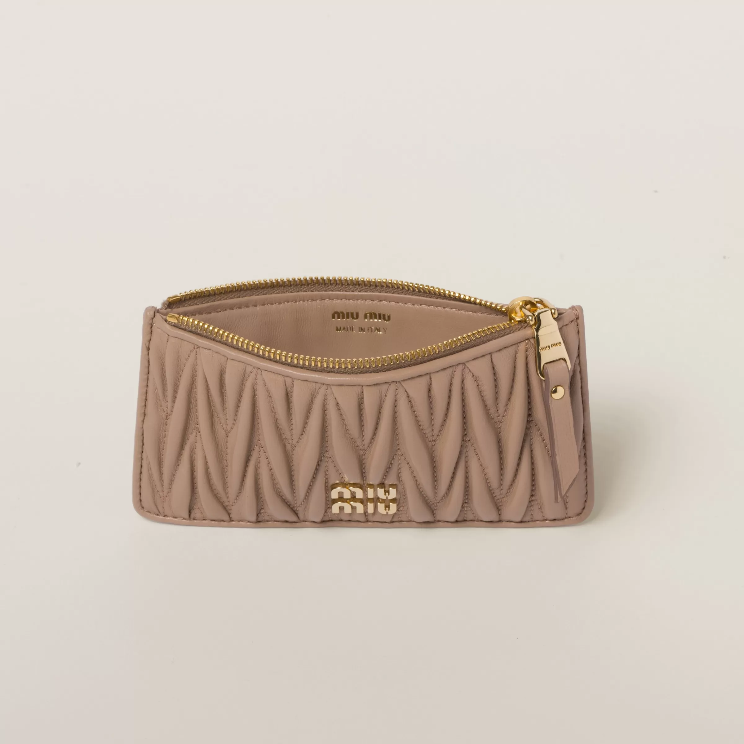 Miu Miu Matelassé Nappa Leather Envelope Wallet |