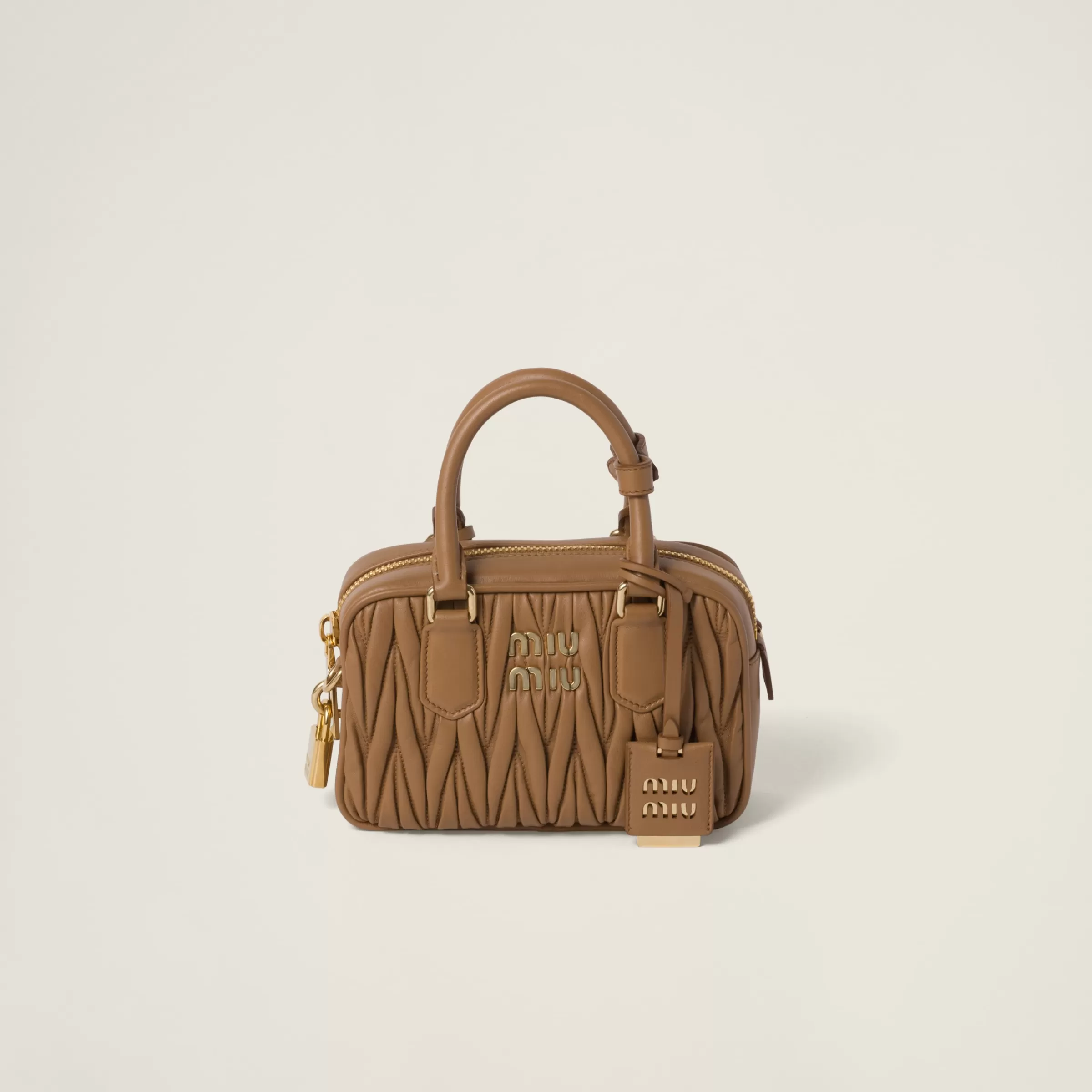 Miu Miu Arcadie Matelassé Nappa Leather Bag |