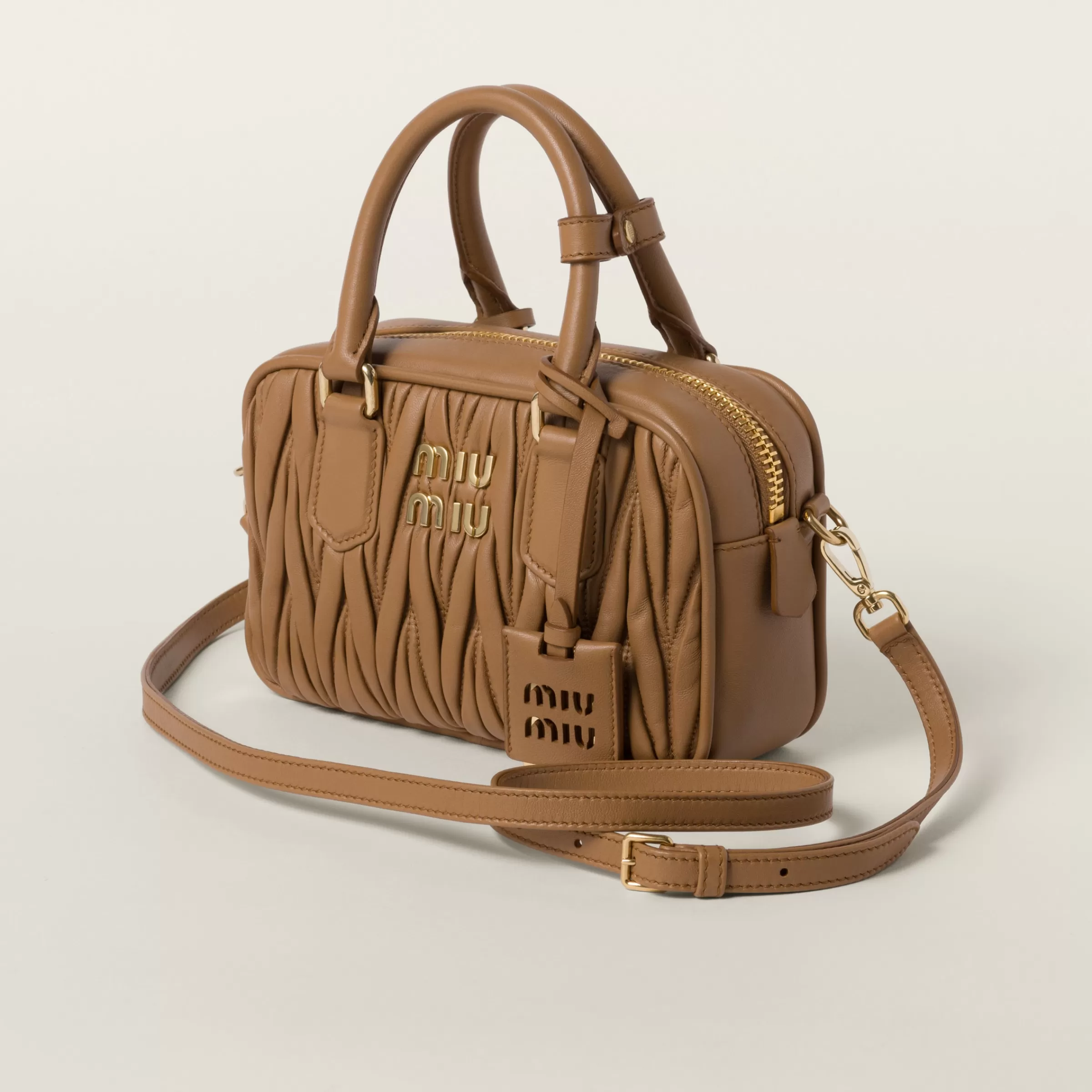 Miu Miu Arcadie Matelassé Nappa Leather Bag |