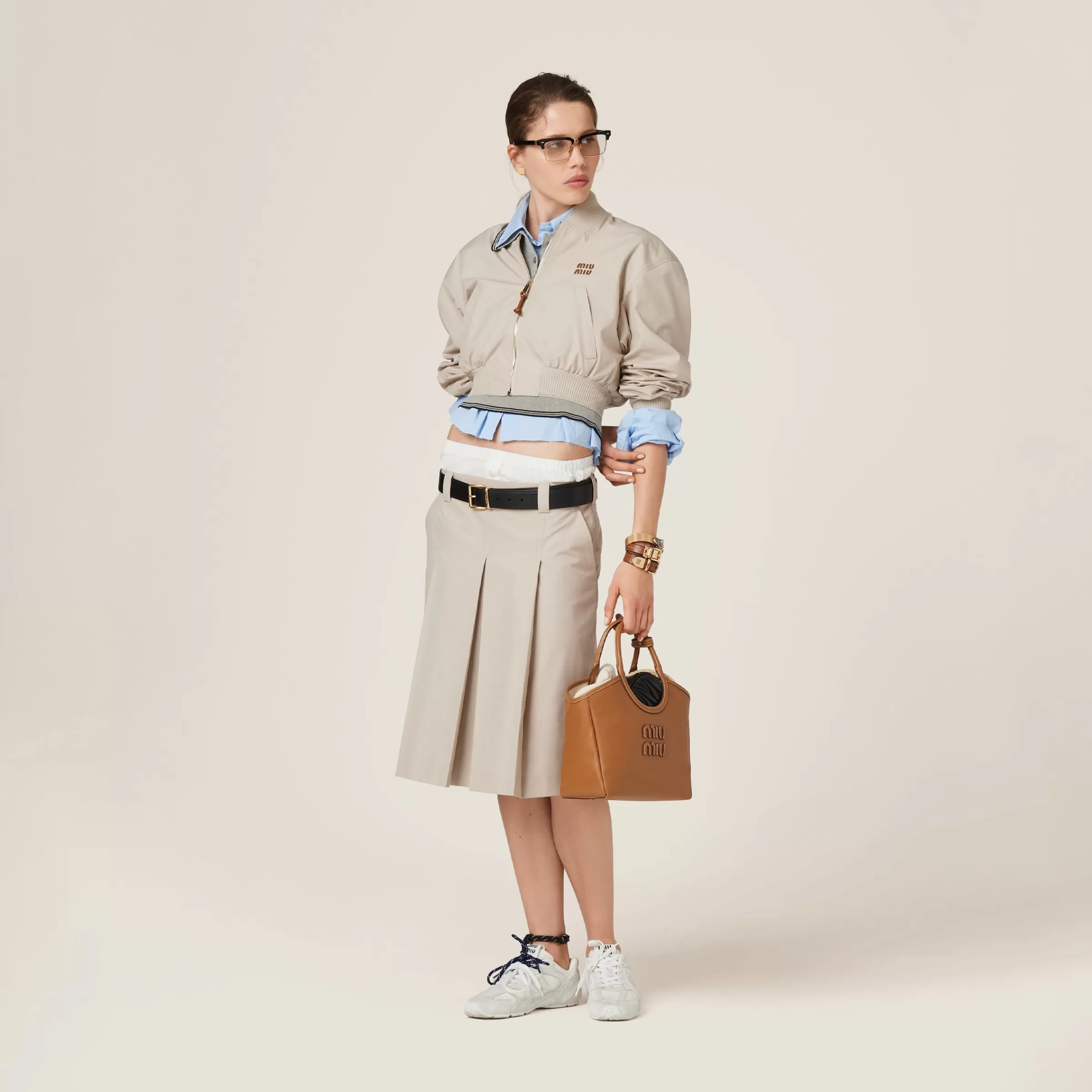 Miu Miu Ivy Leather Bag |