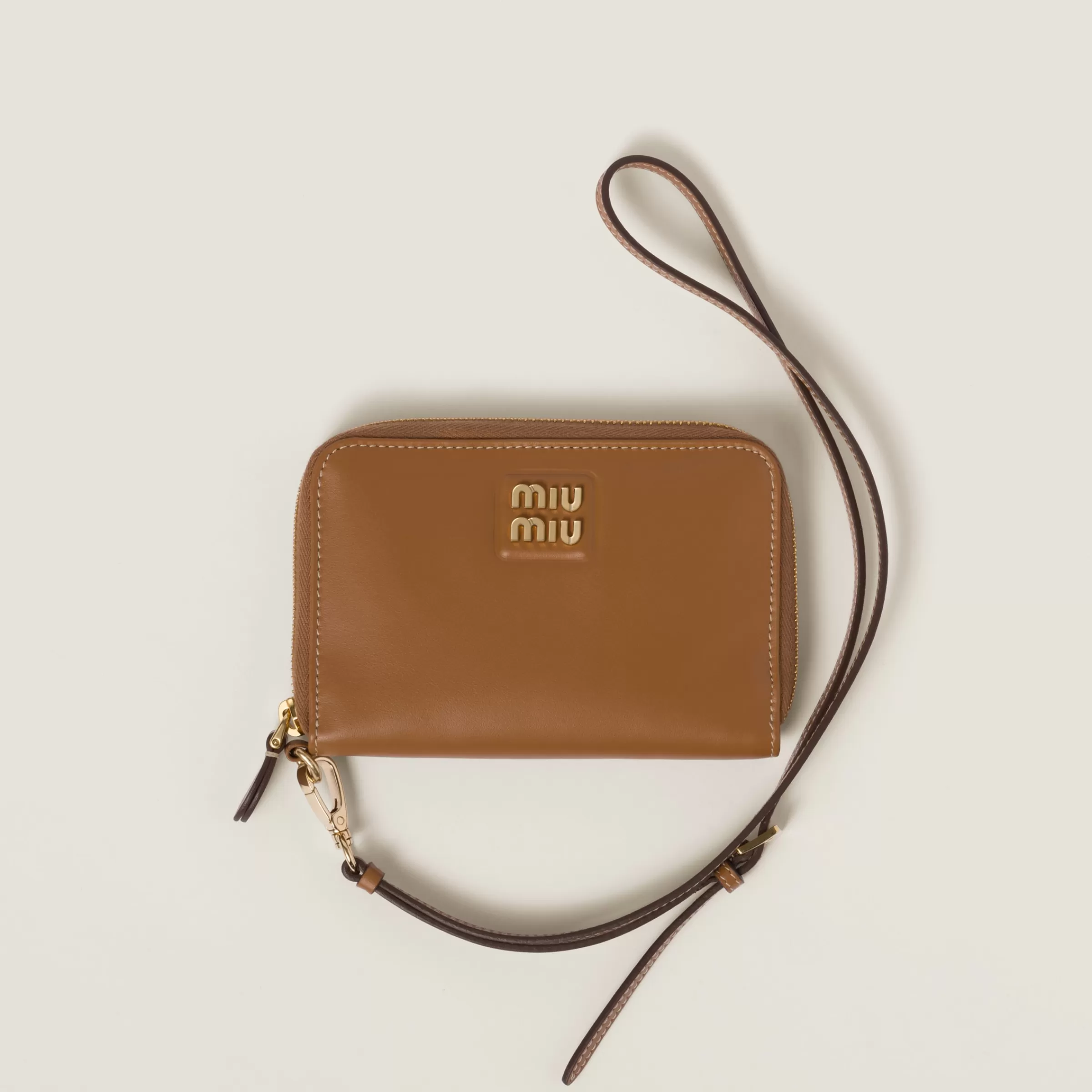Miu Miu Leather Passport Holder |
