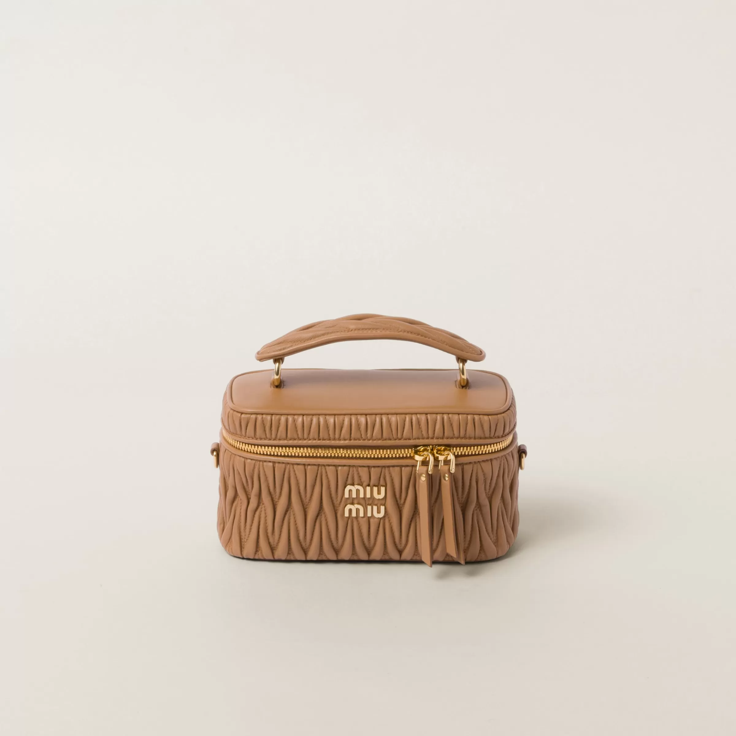 Miu Miu Matelassé Nappa Leather Shoulder Bag |
