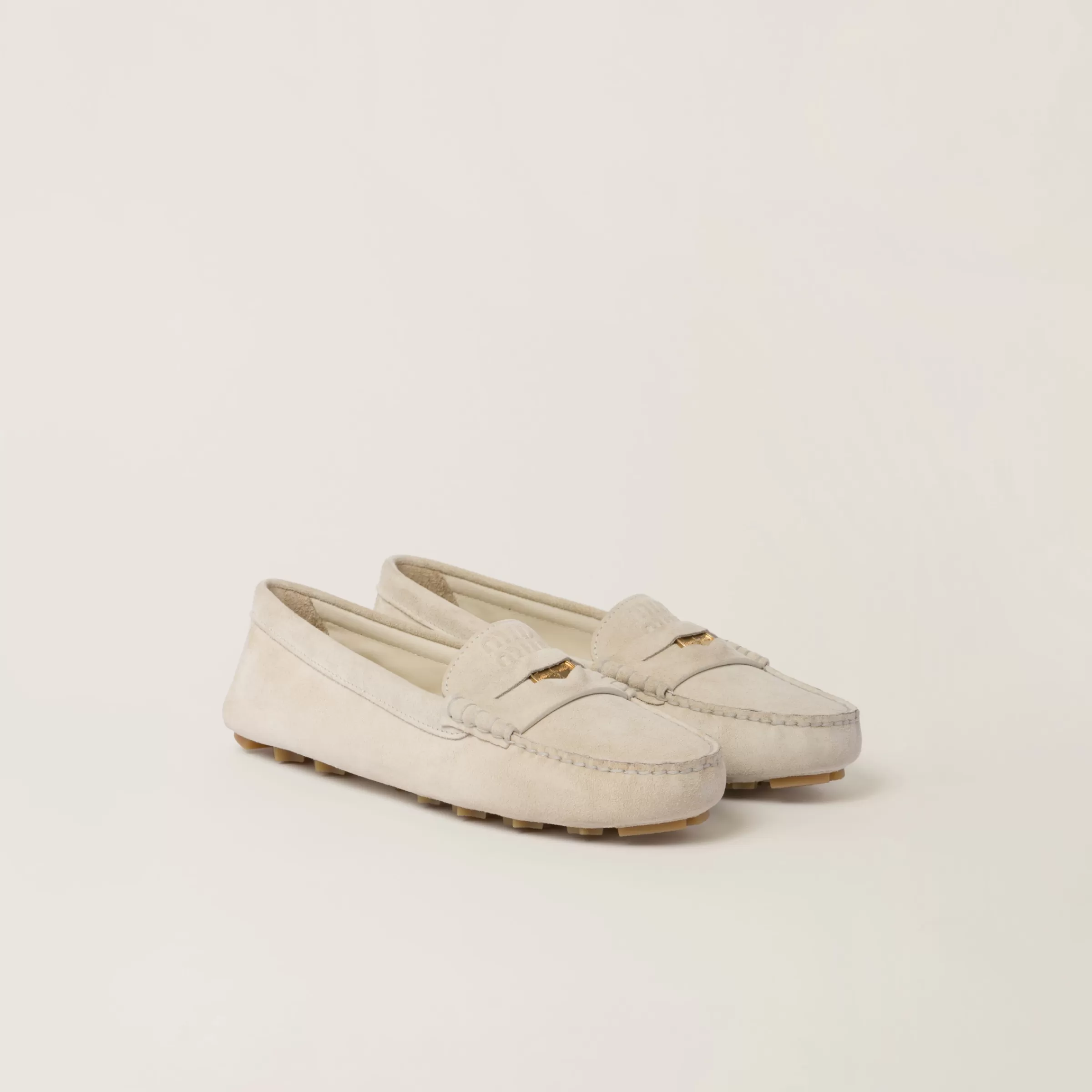 Miu Miu Suede Driving Shoes |