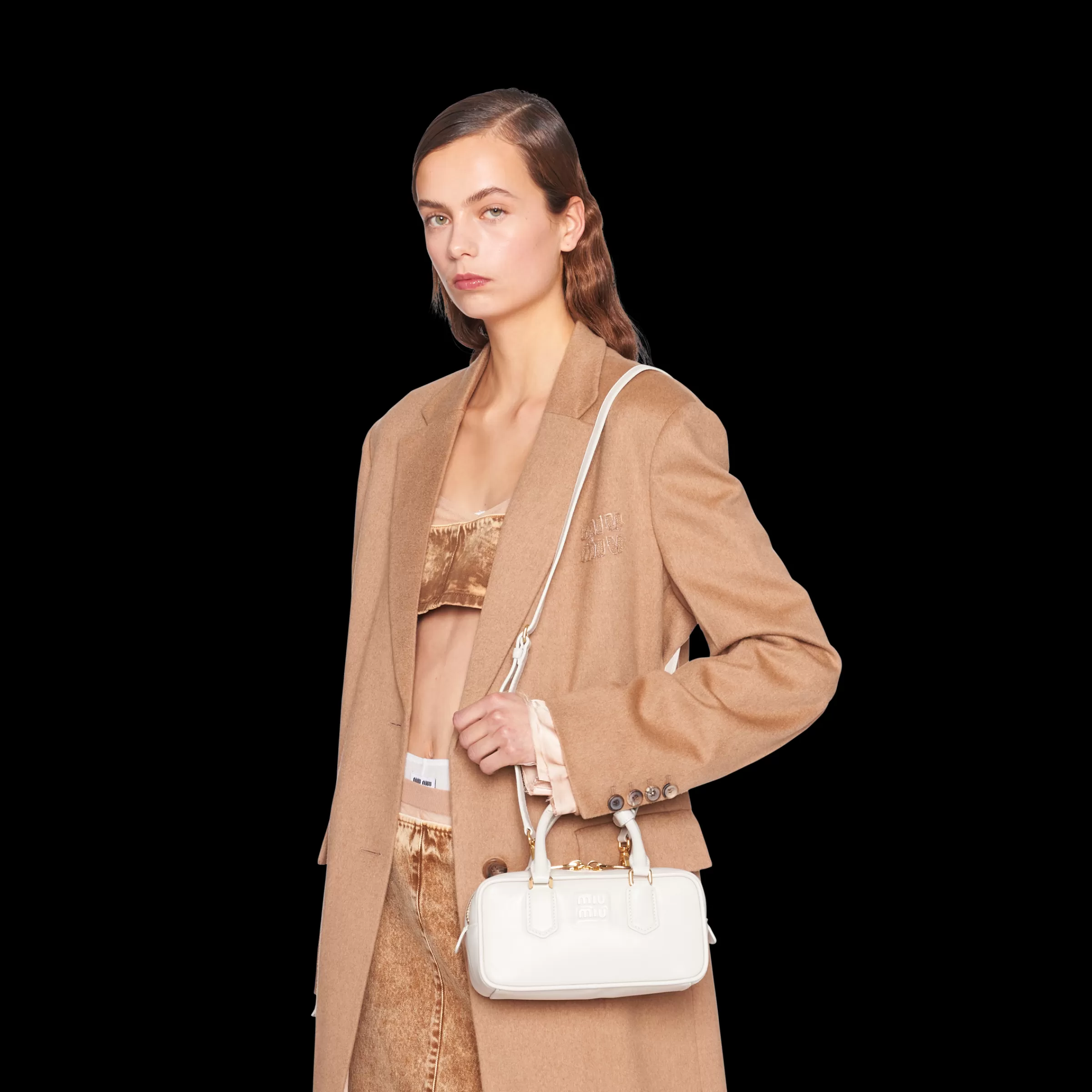 Miu Miu Arcadie Leather Bag |