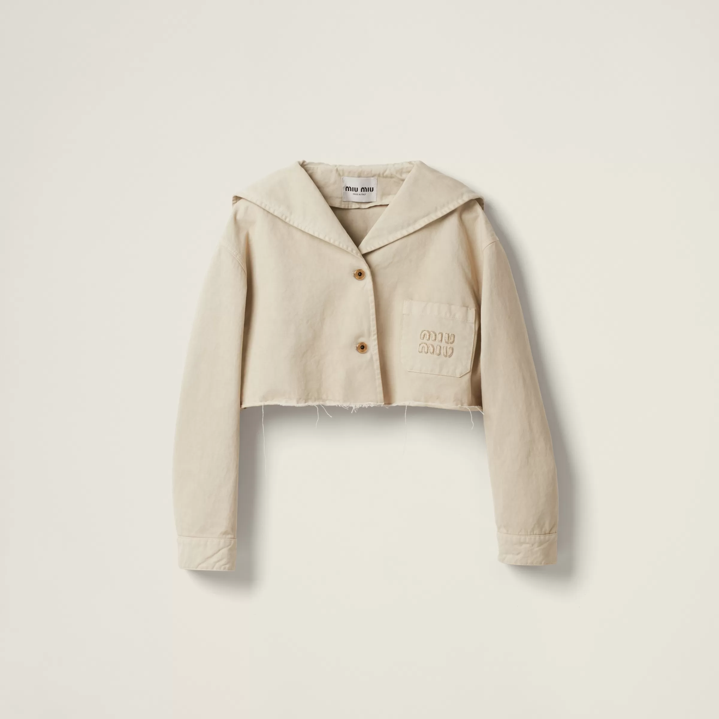 Miu Miu Gabardine Blouson Jacket |