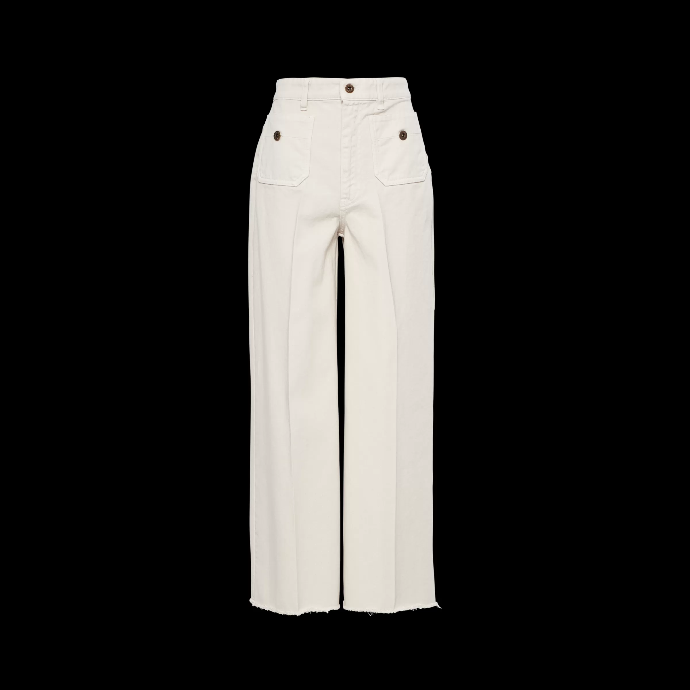 Miu Miu Garment-dyed Drill Pants |