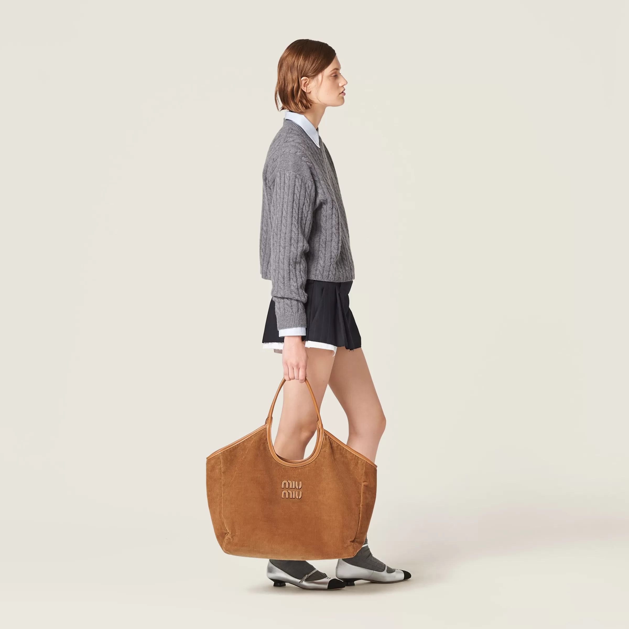 Miu Miu Ivy Corduroy Bag |