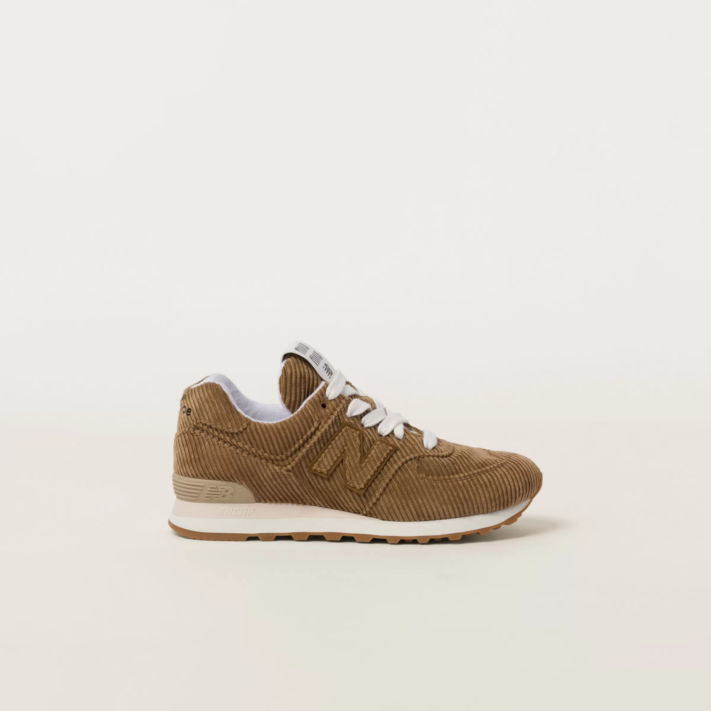 Miu Miu New Balance X 574 Striped Velvet Sneakers |