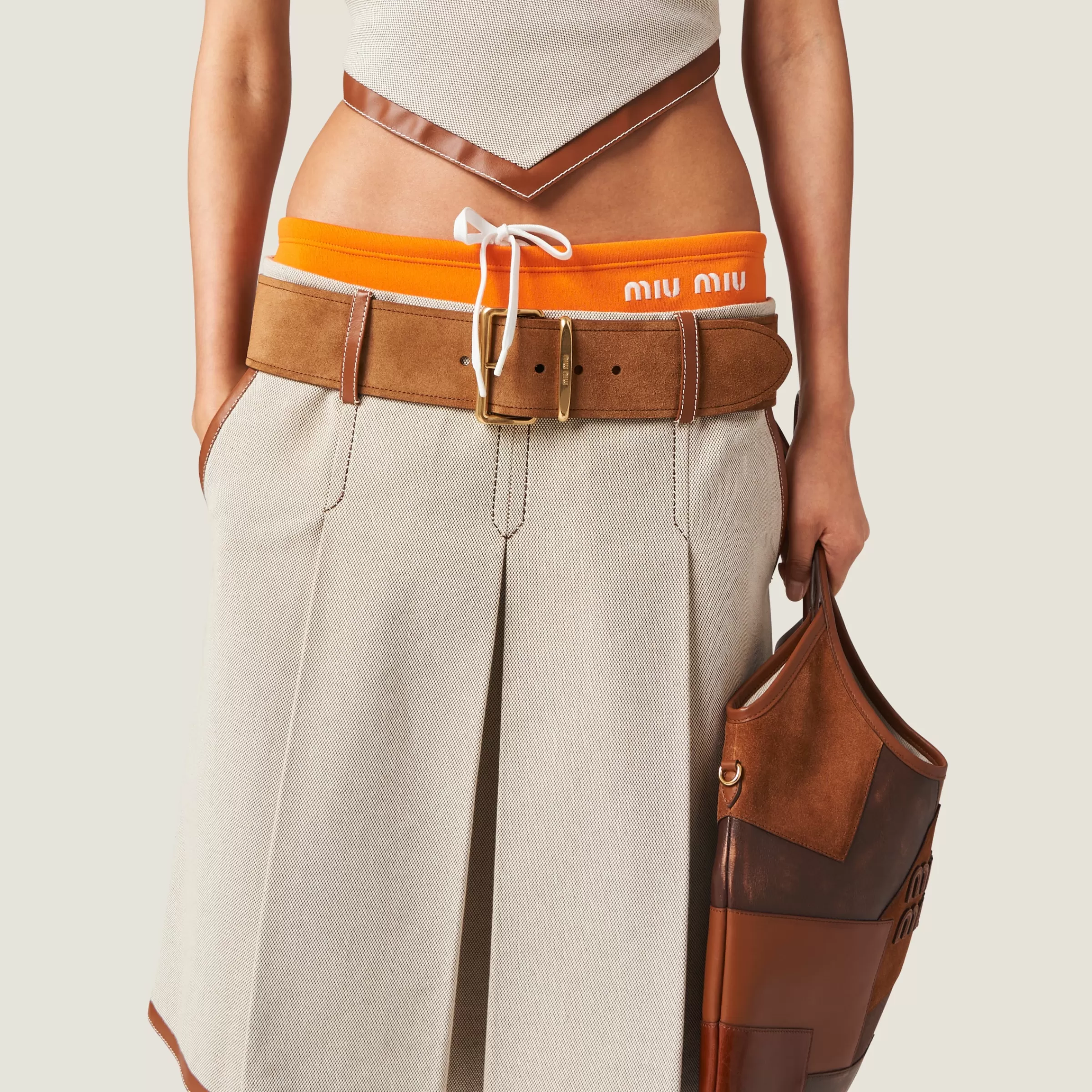 Miu Miu Suede Belt |