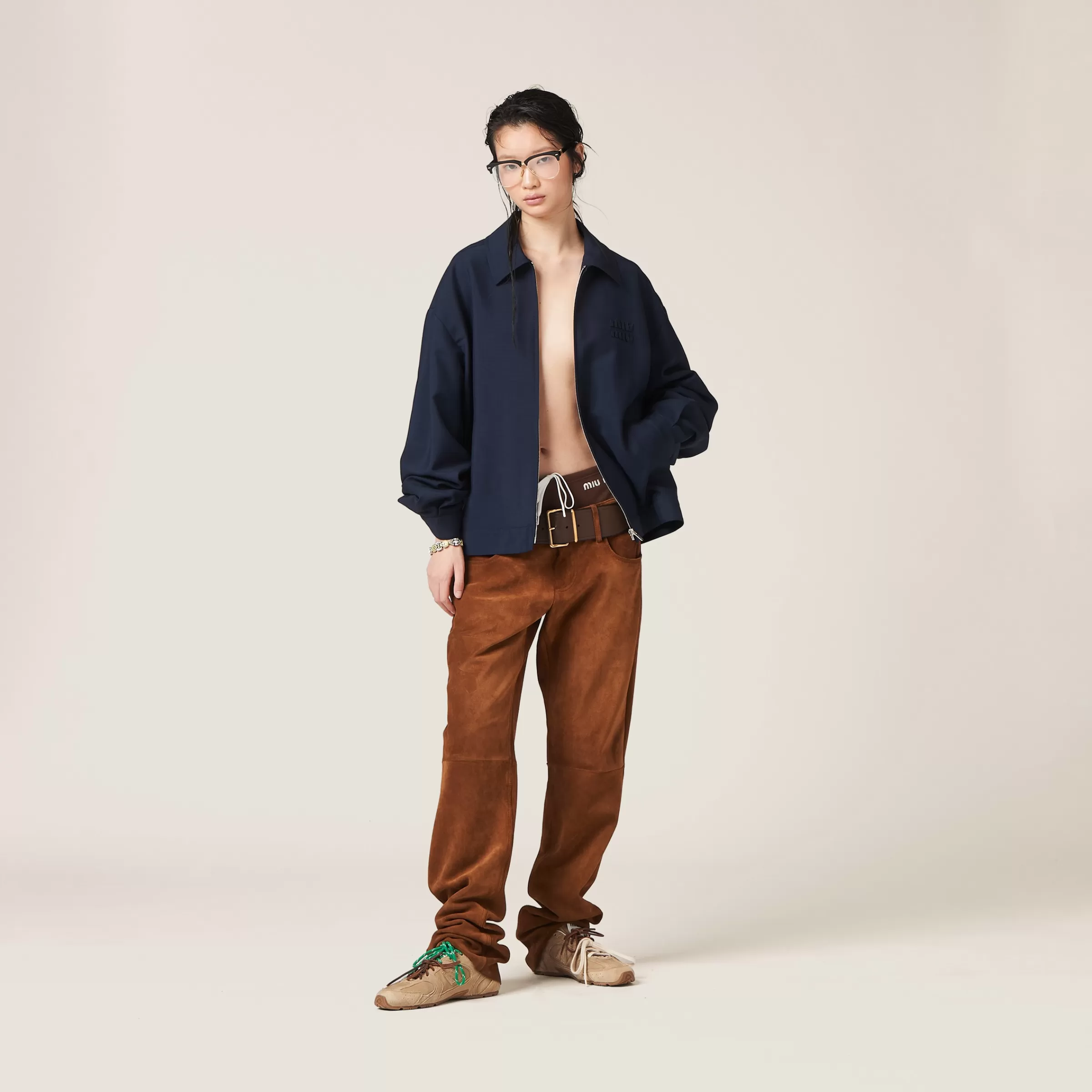 Miu Miu Suede Pants |