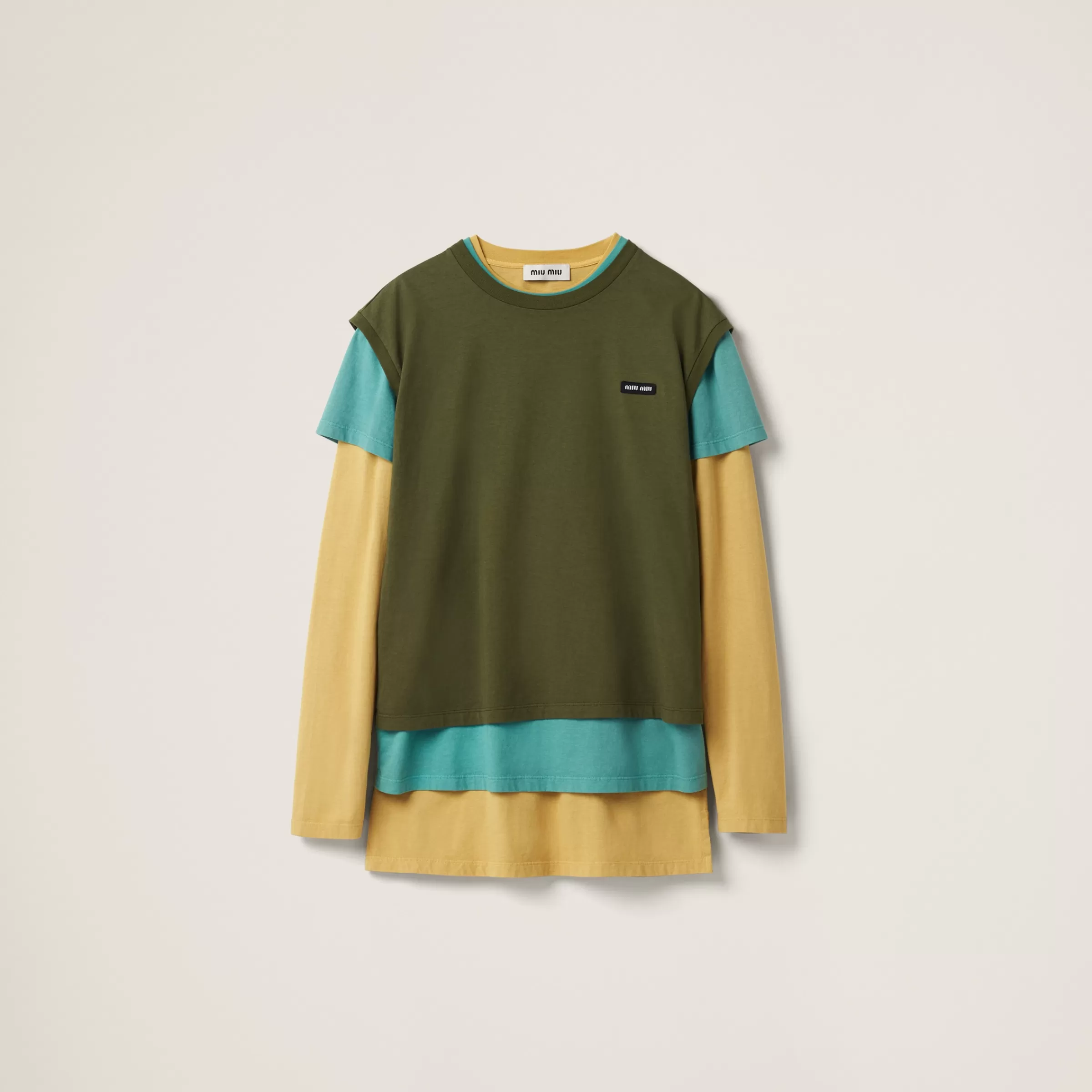 Miu Miu Set Of 3 Jersey T-shirts |