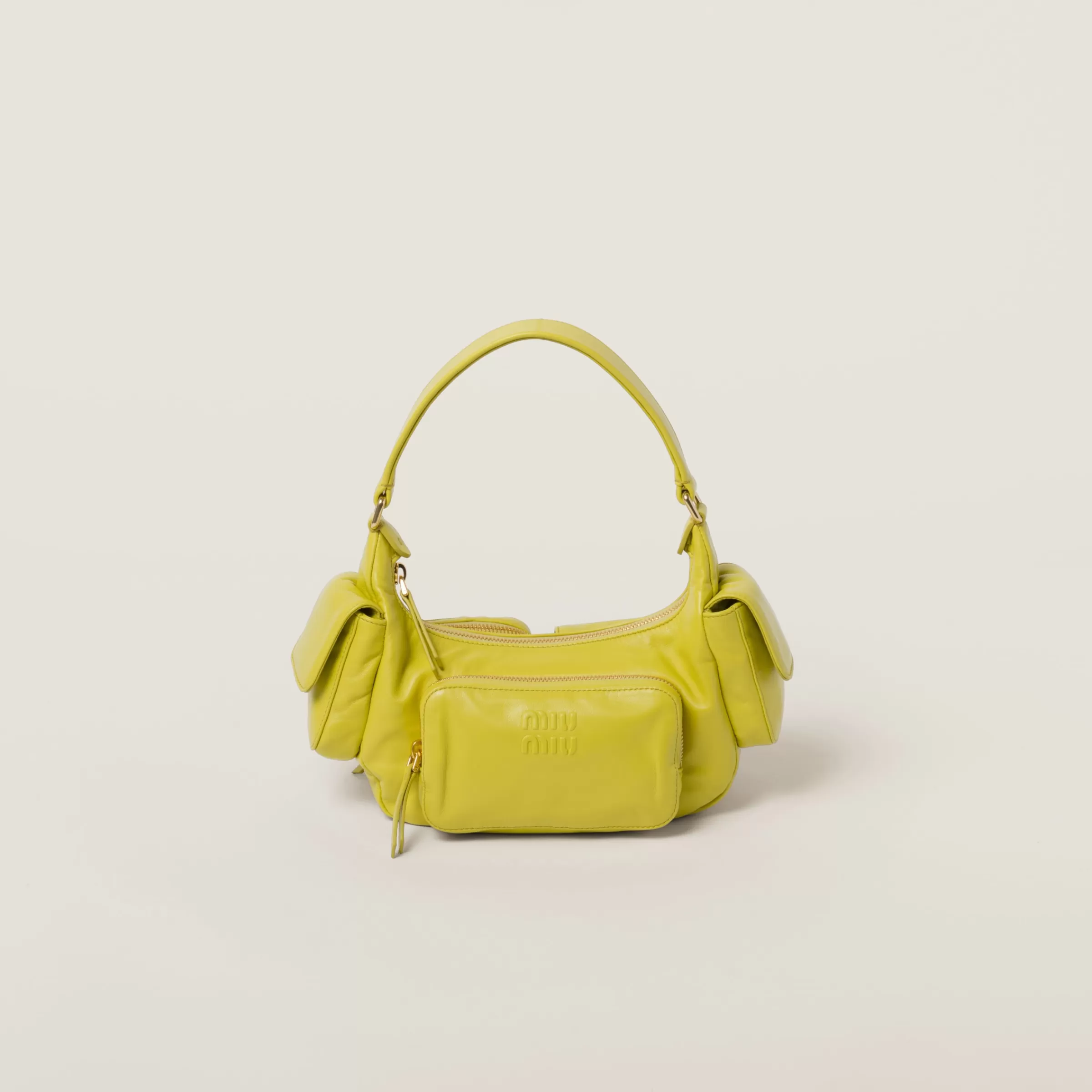 Miu Miu Nappa Leather Pocket Bag |