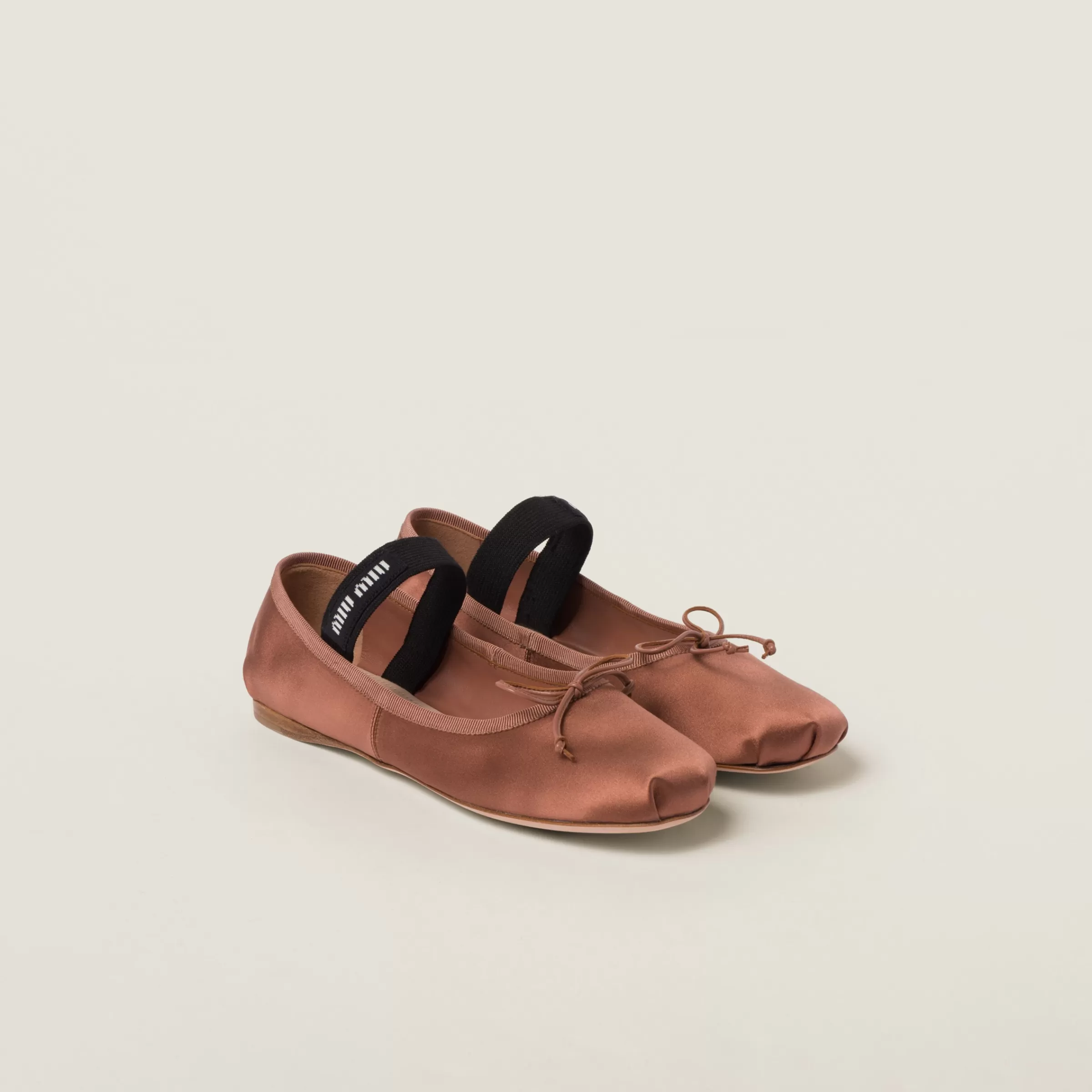 Miu Miu Satin Ballerinas |