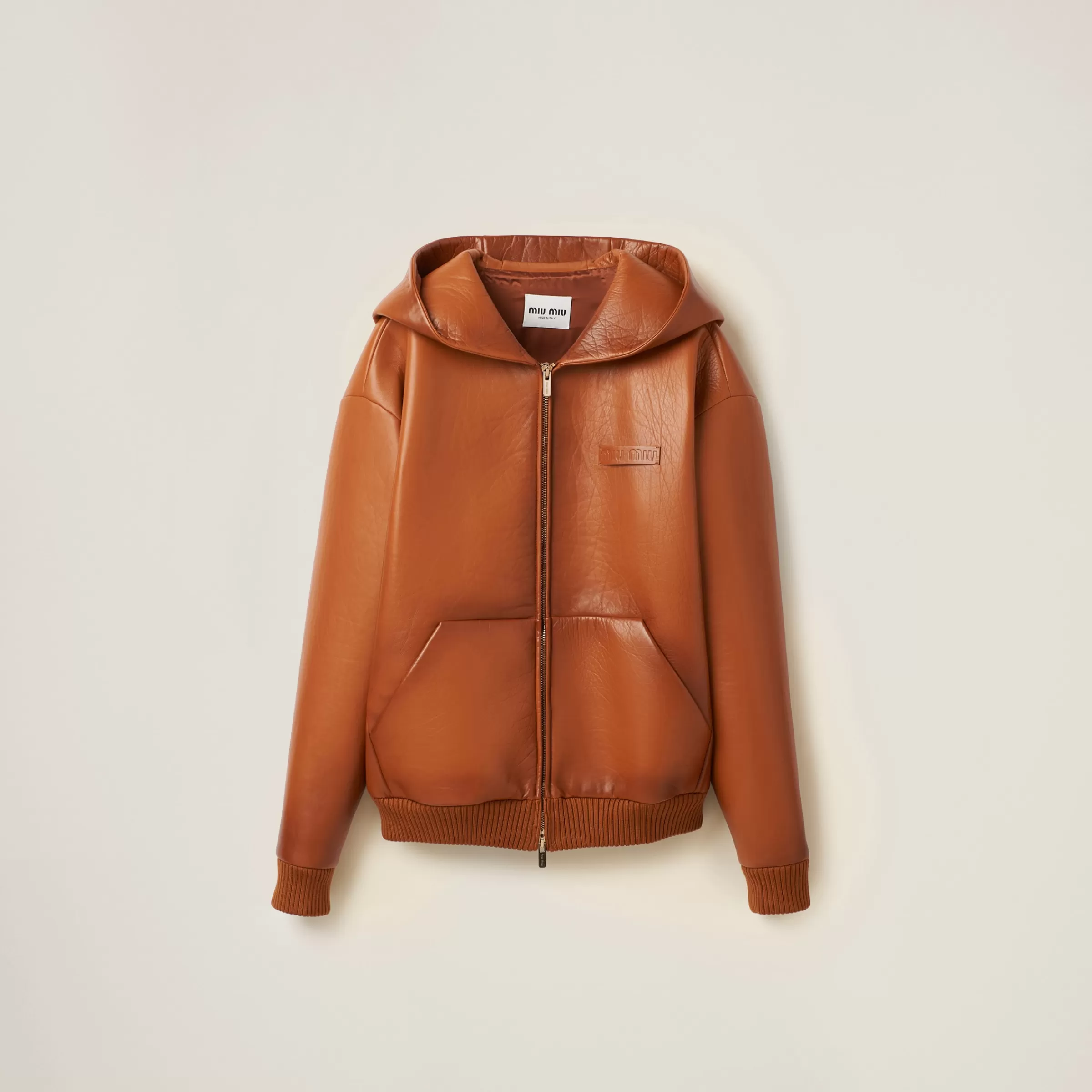 Miu Miu Nappa Leather Jacket |