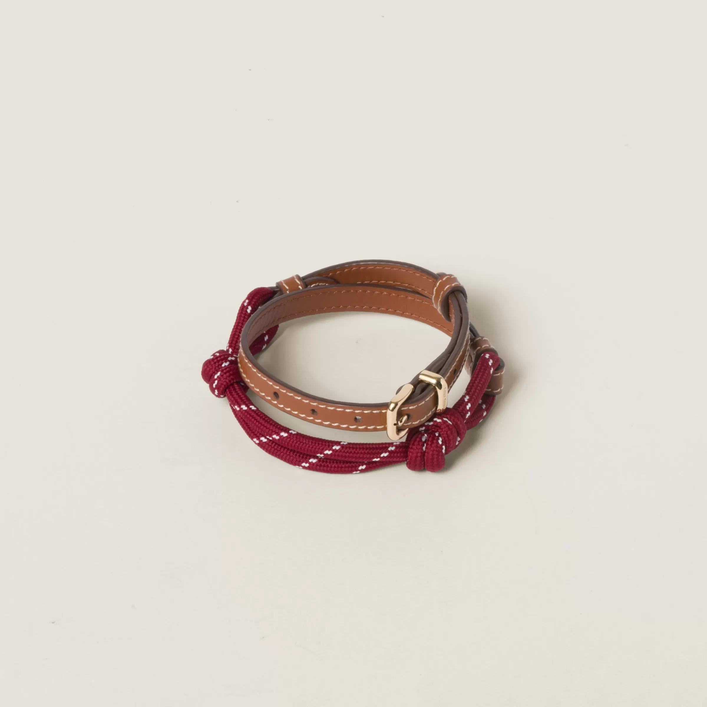 Miu Miu Leather Anklet |
