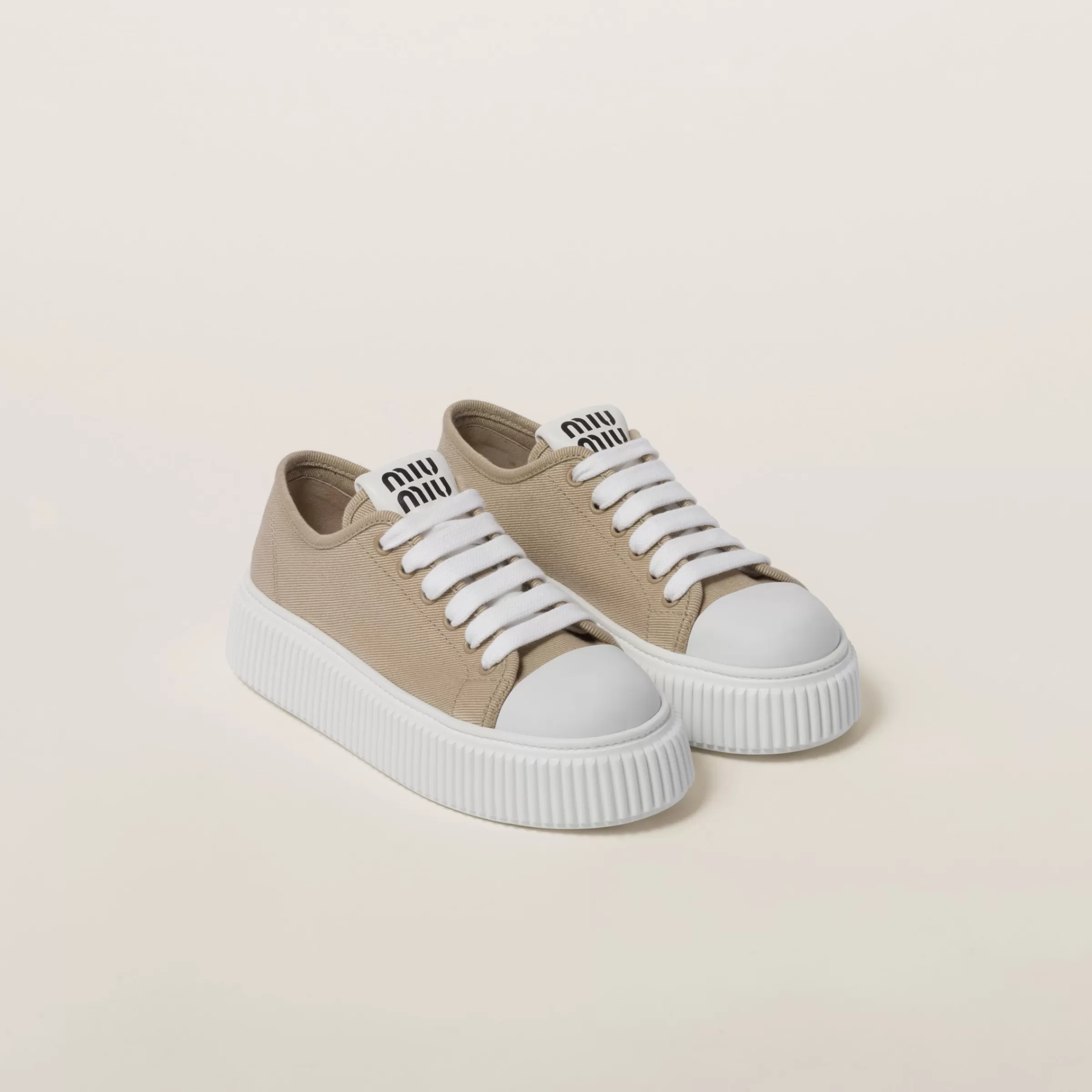 Miu Miu Denim Sneakers |