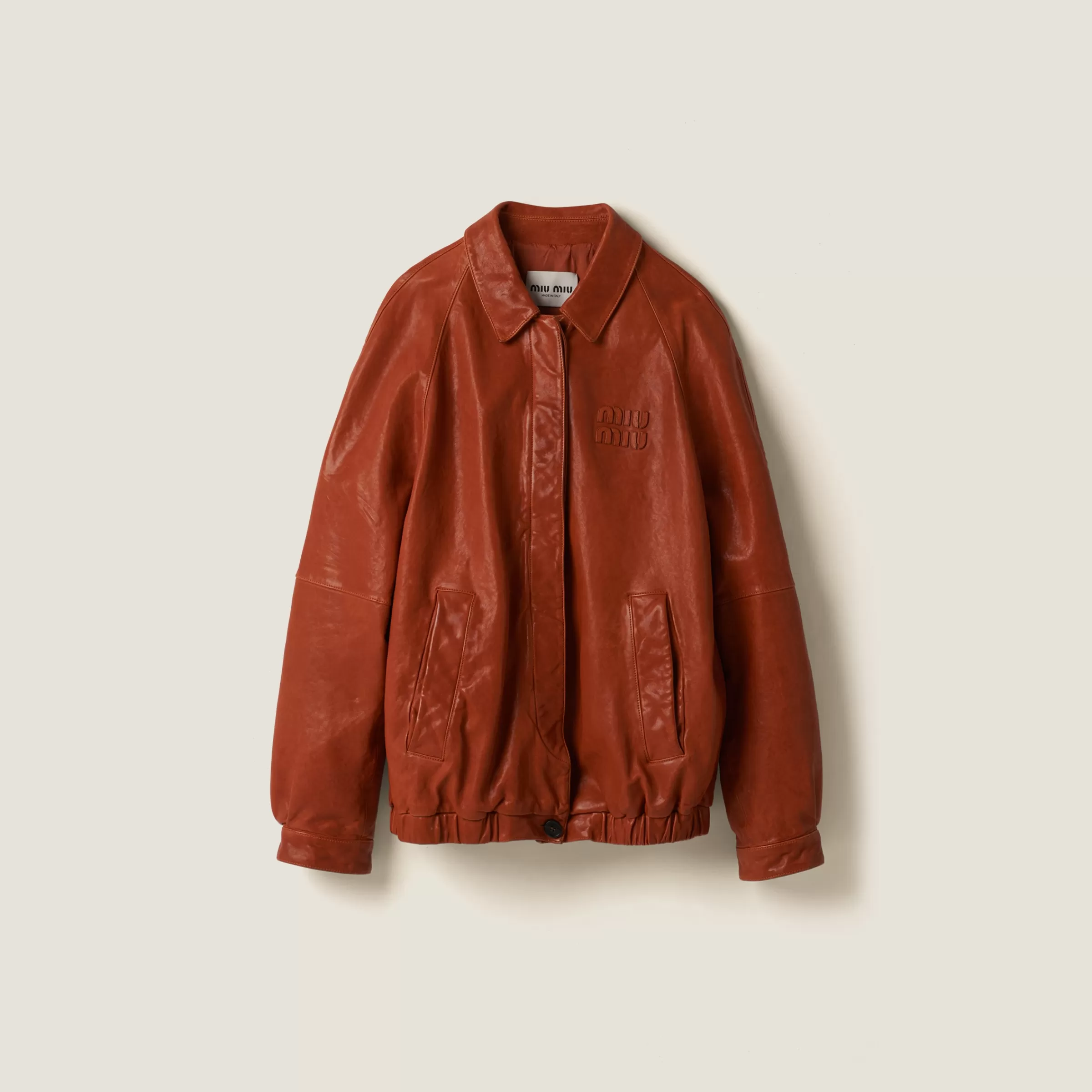 Miu Miu Nappa Leather Jacket |