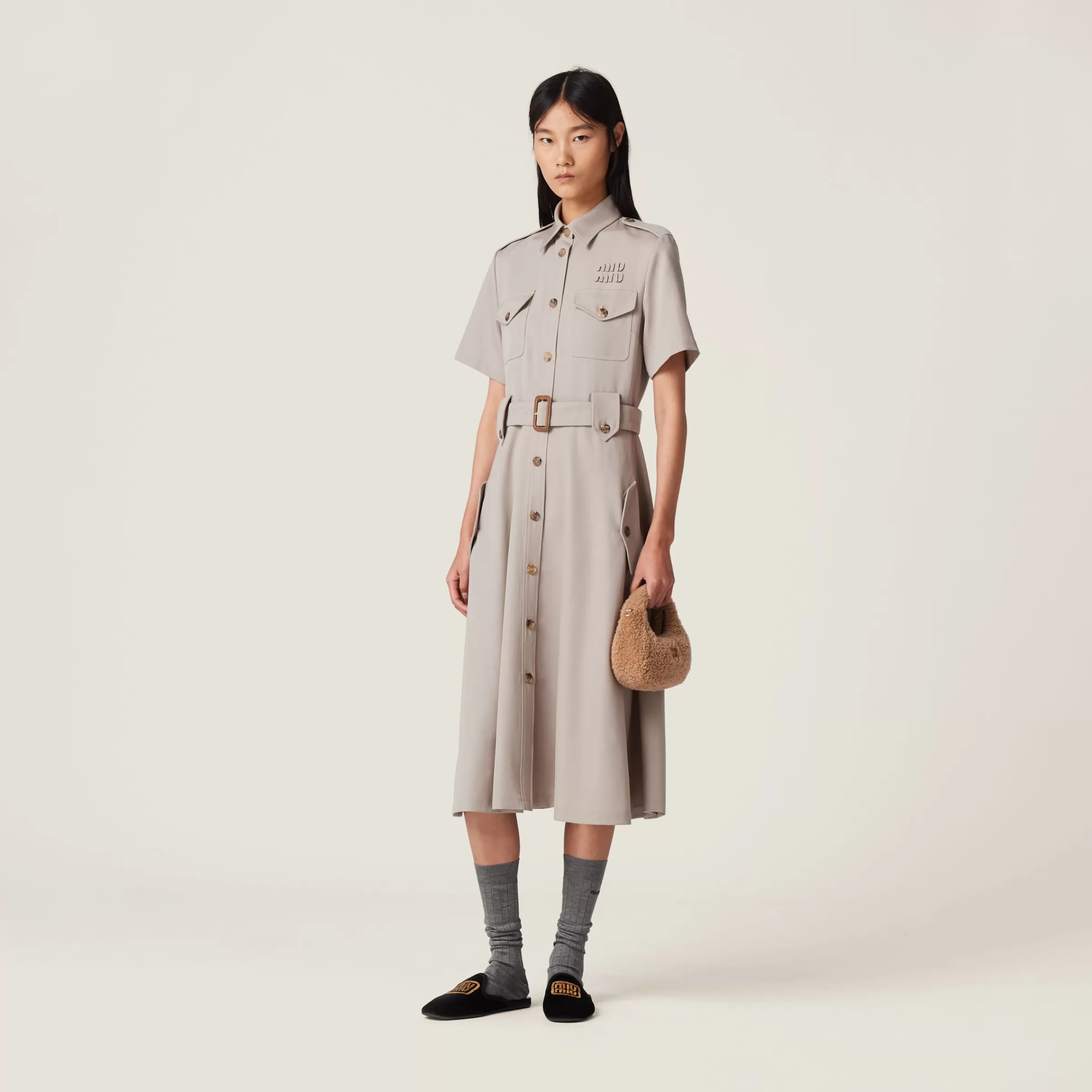 Miu Miu Gabardine Dress |
