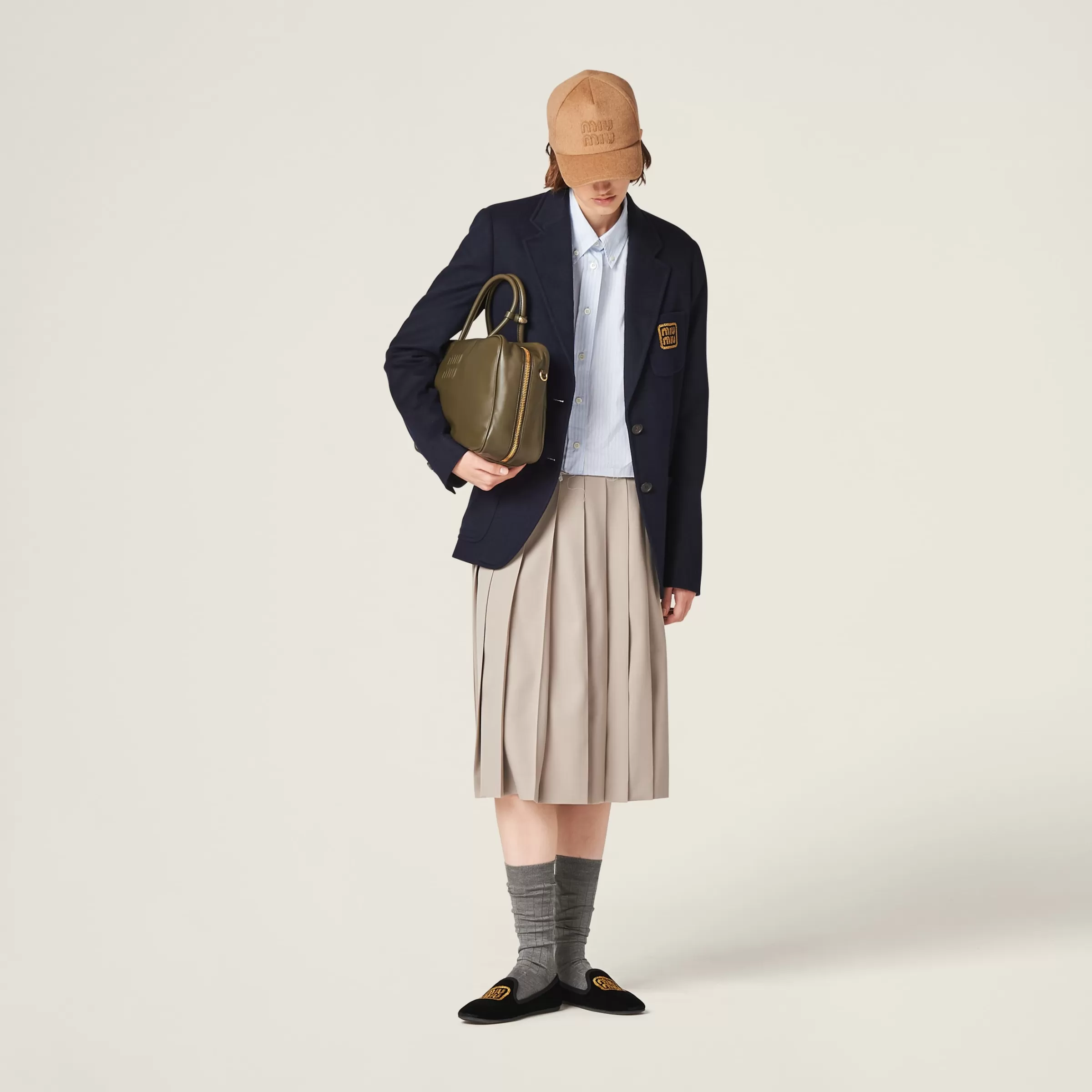 Miu Miu Gabardine Skirt |