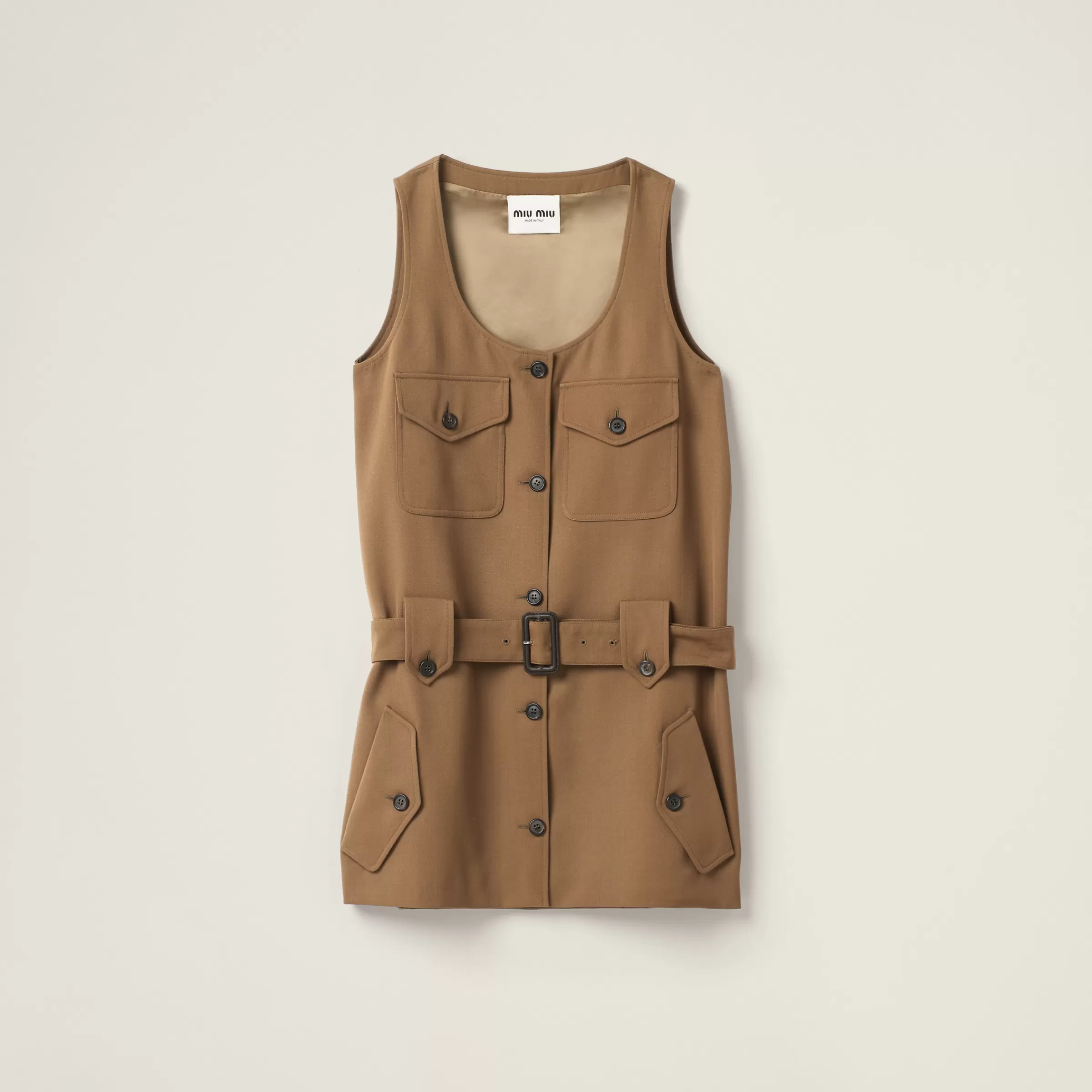 Miu Miu Gabardine Mini-dress |