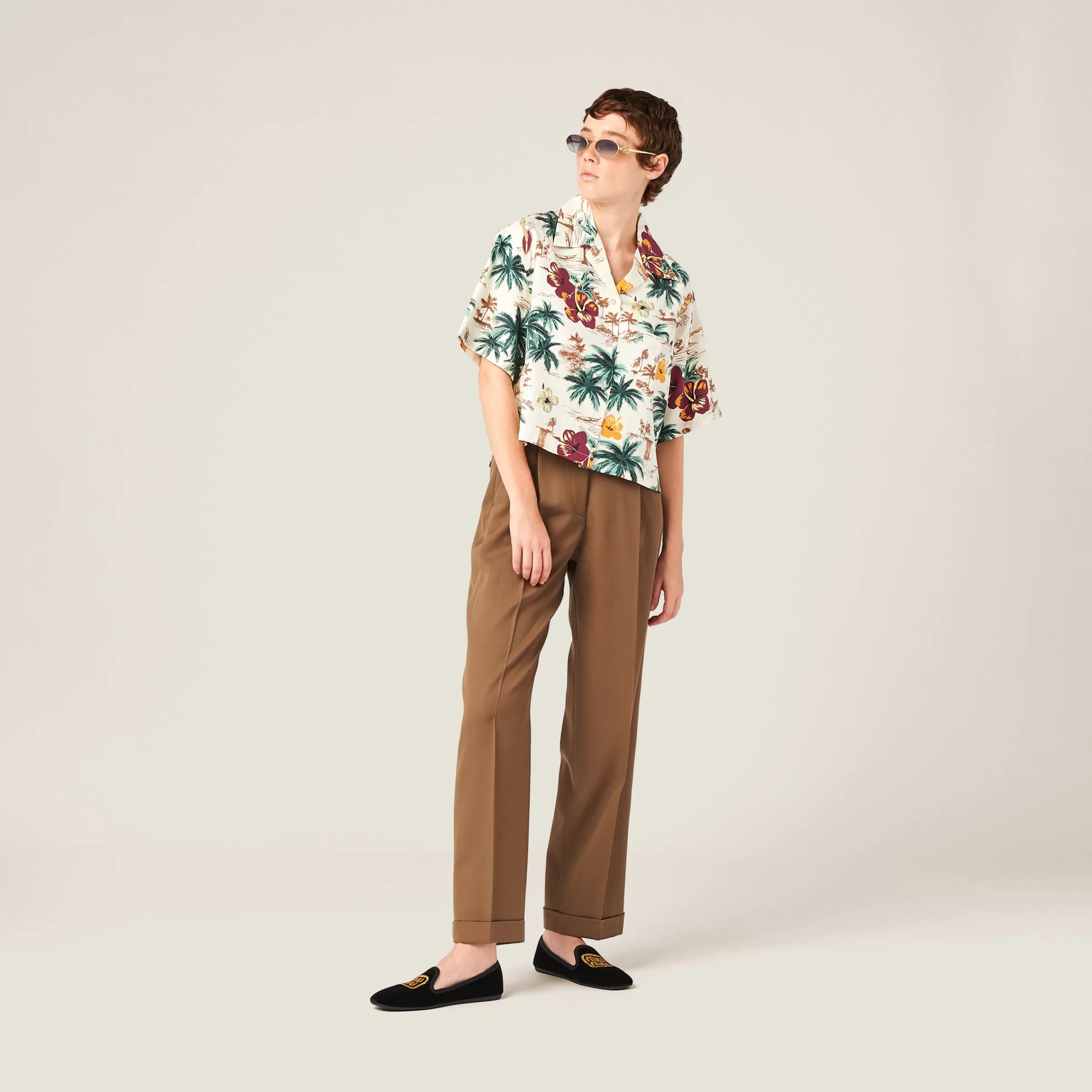 Miu Miu Gabardine Pants |