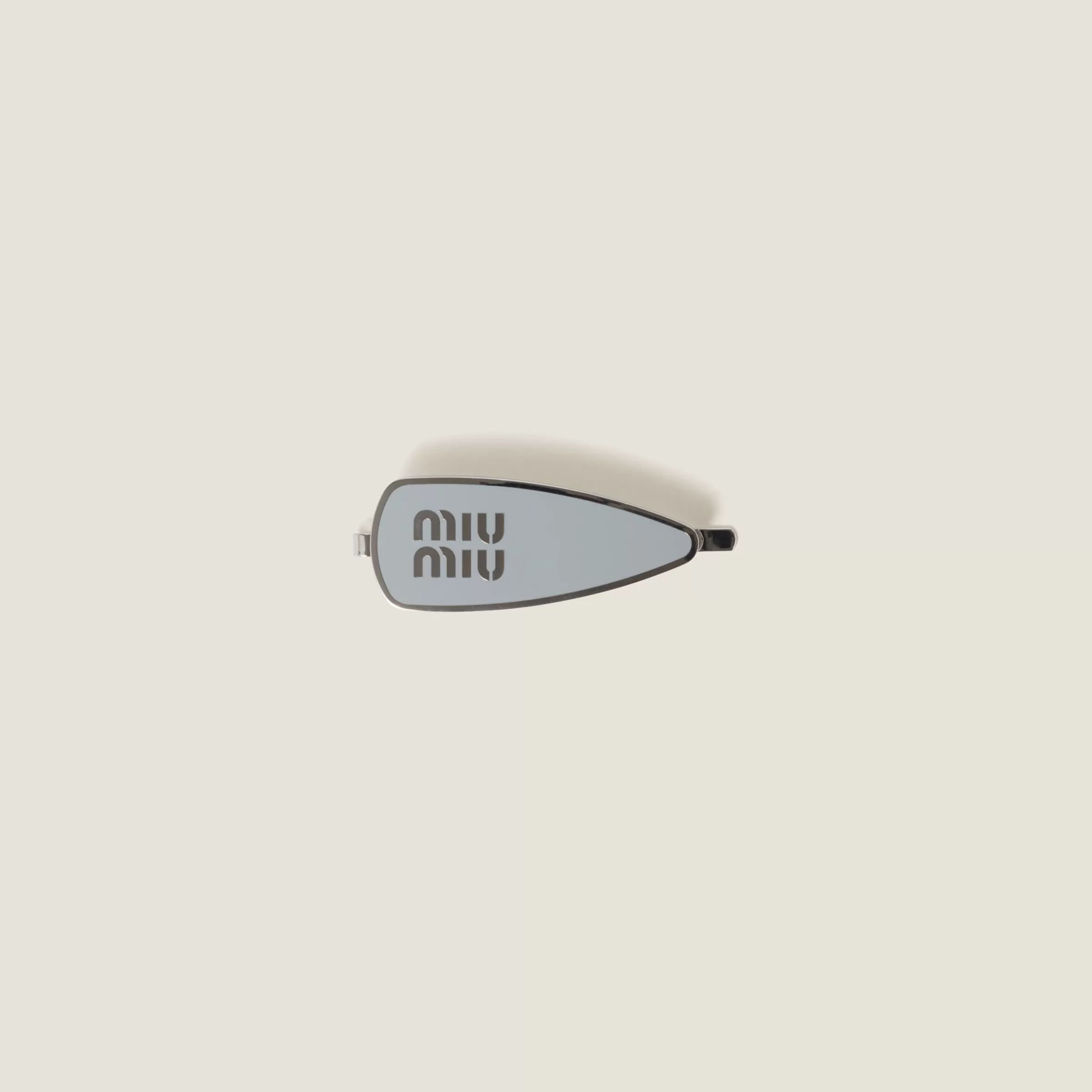 Miu Miu Enameled Metal Hair Clip |