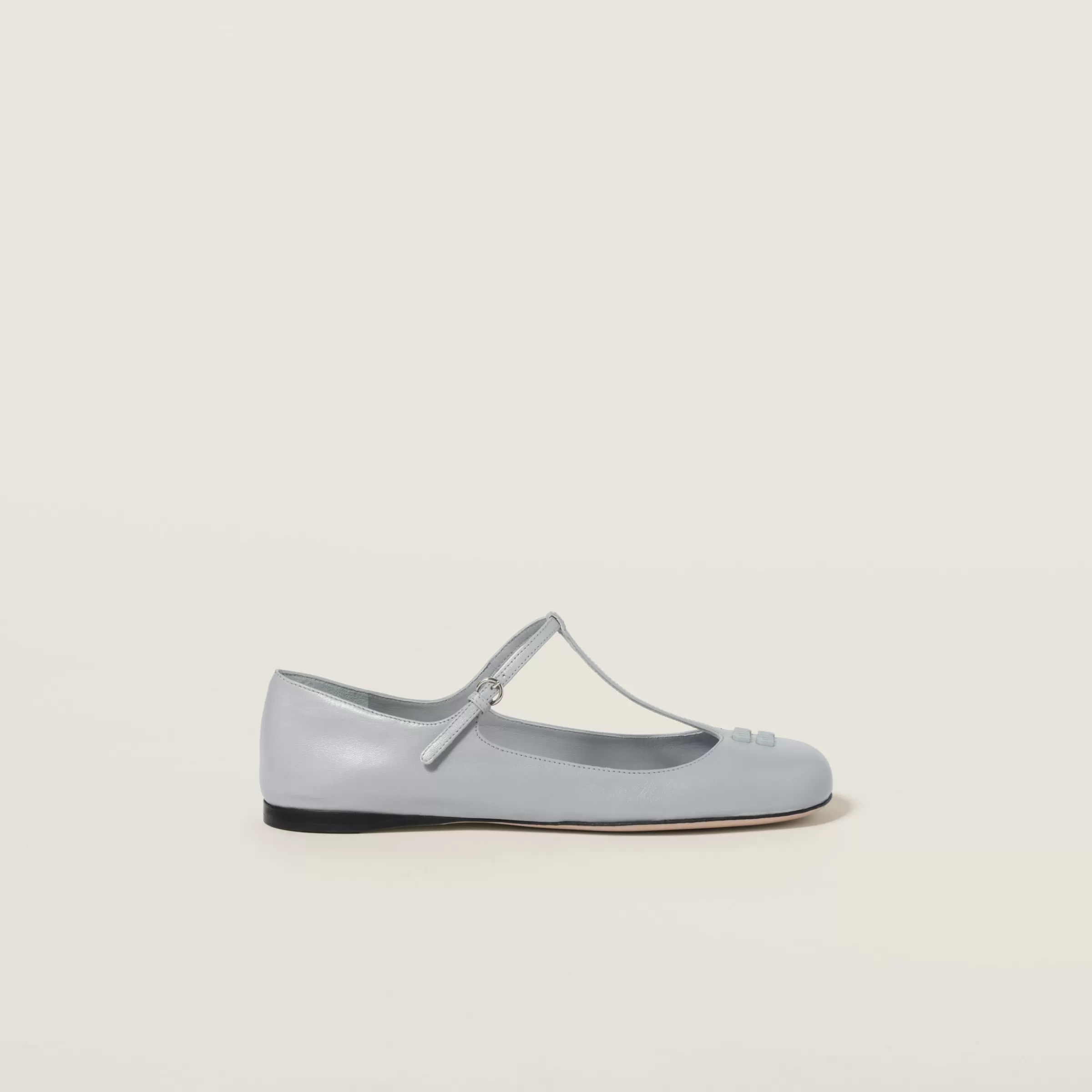 Miu Miu Leather Ballerinas |