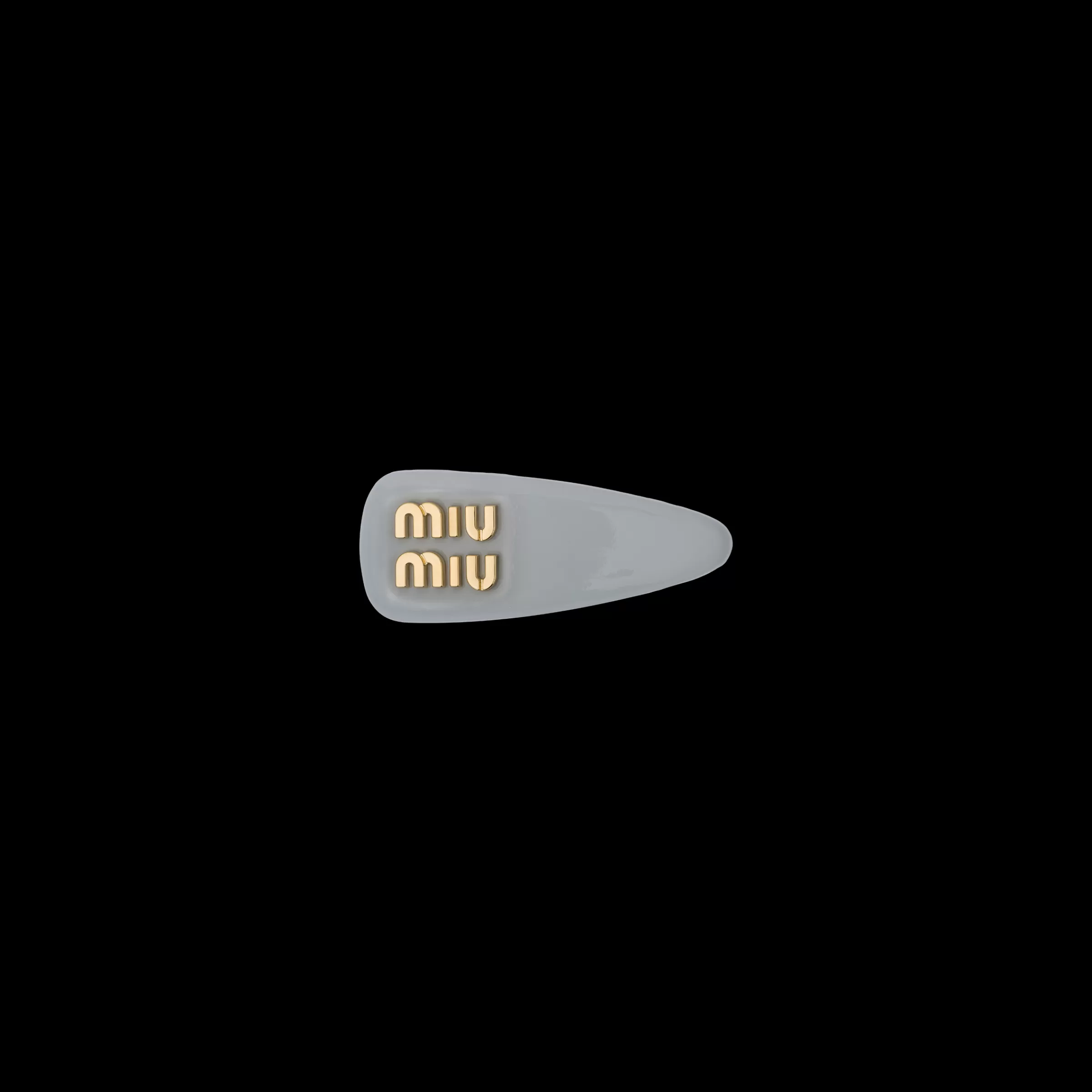 Miu Miu Patent Leather Hair Clip |