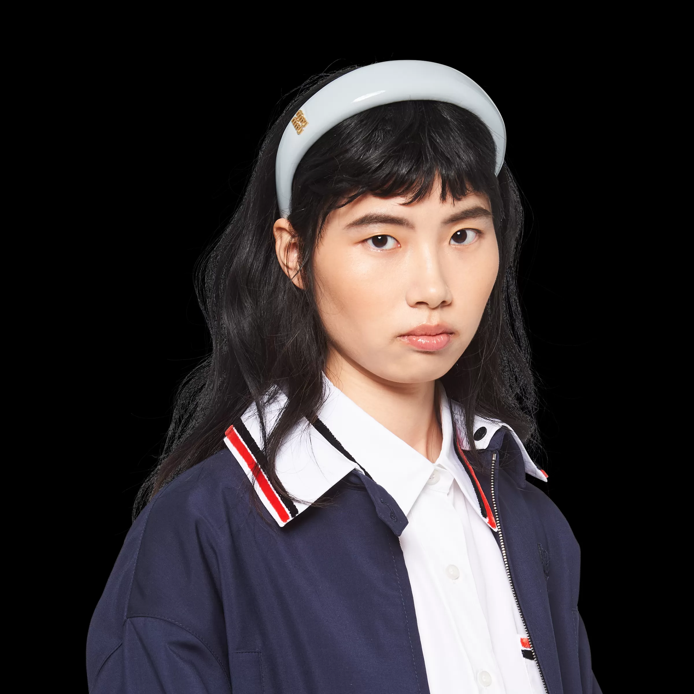 Miu Miu Patent Leather Headband |