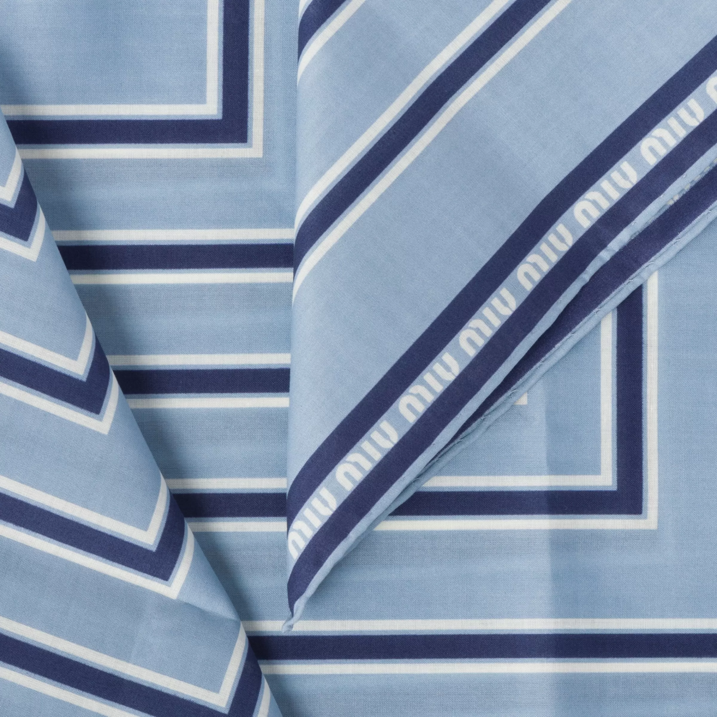 Miu Miu Printed Poplin Scarf |