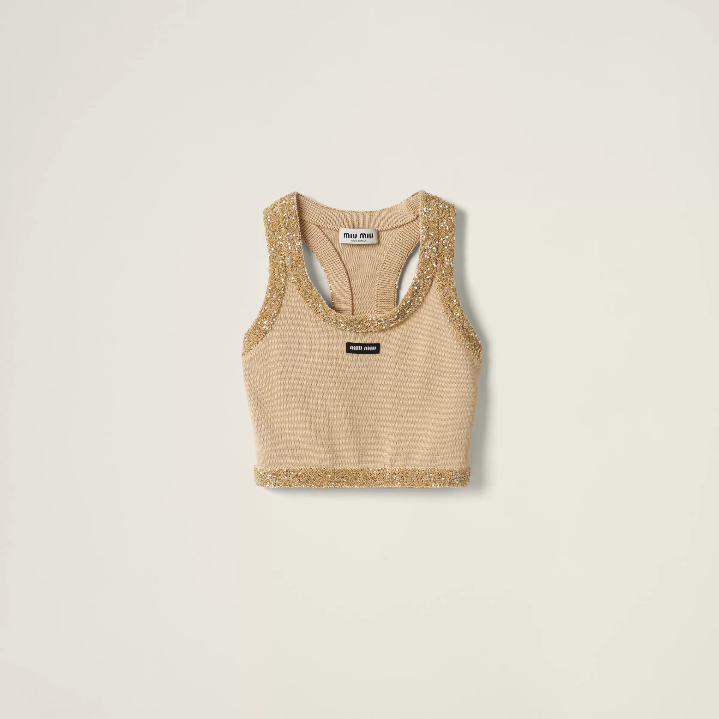 Miu Miu Silk Knit Top |