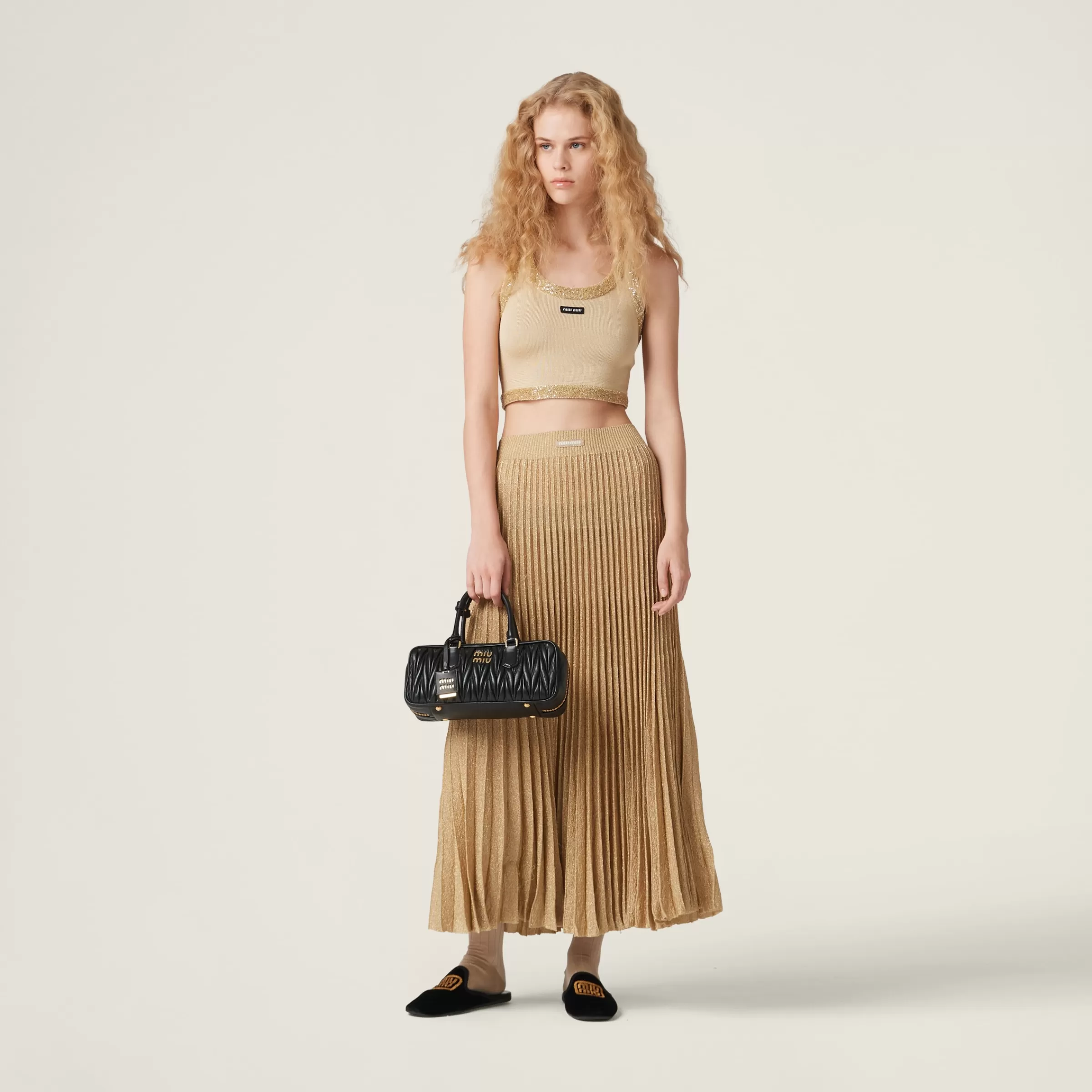 Miu Miu Silk Knit Top |