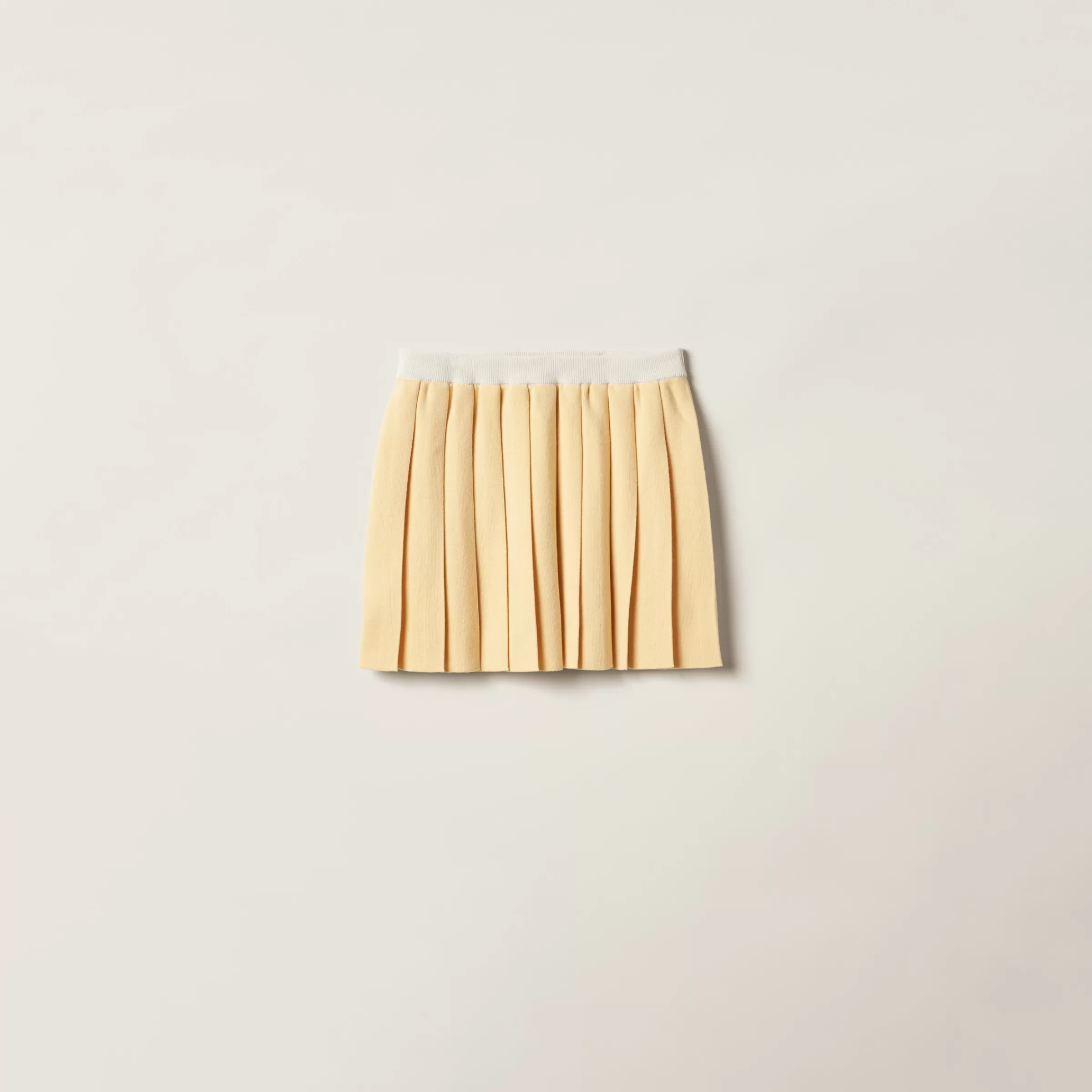 Miu Miu Cashmere Miniskirt |