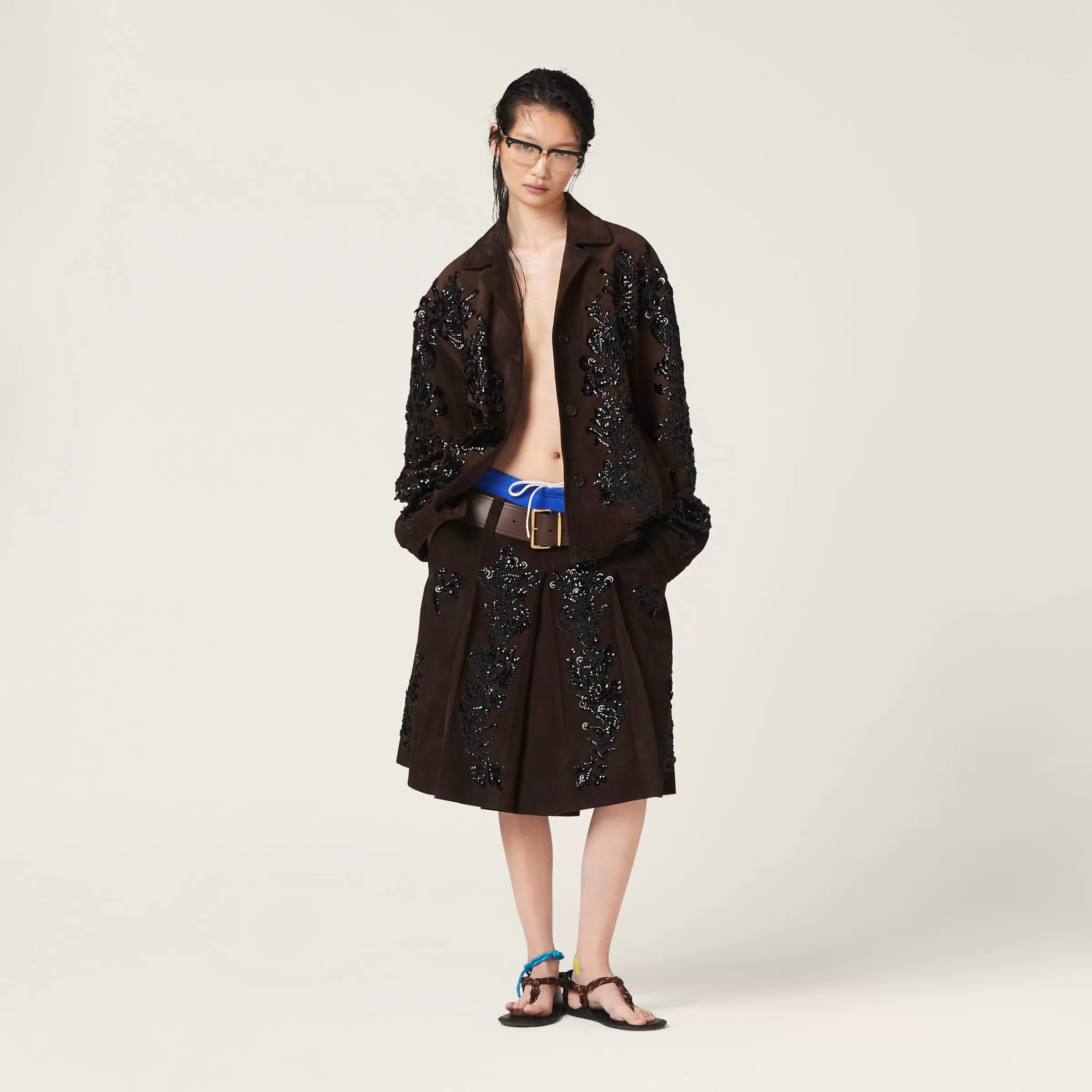 Miu Miu Nappa Suede Jacket |
