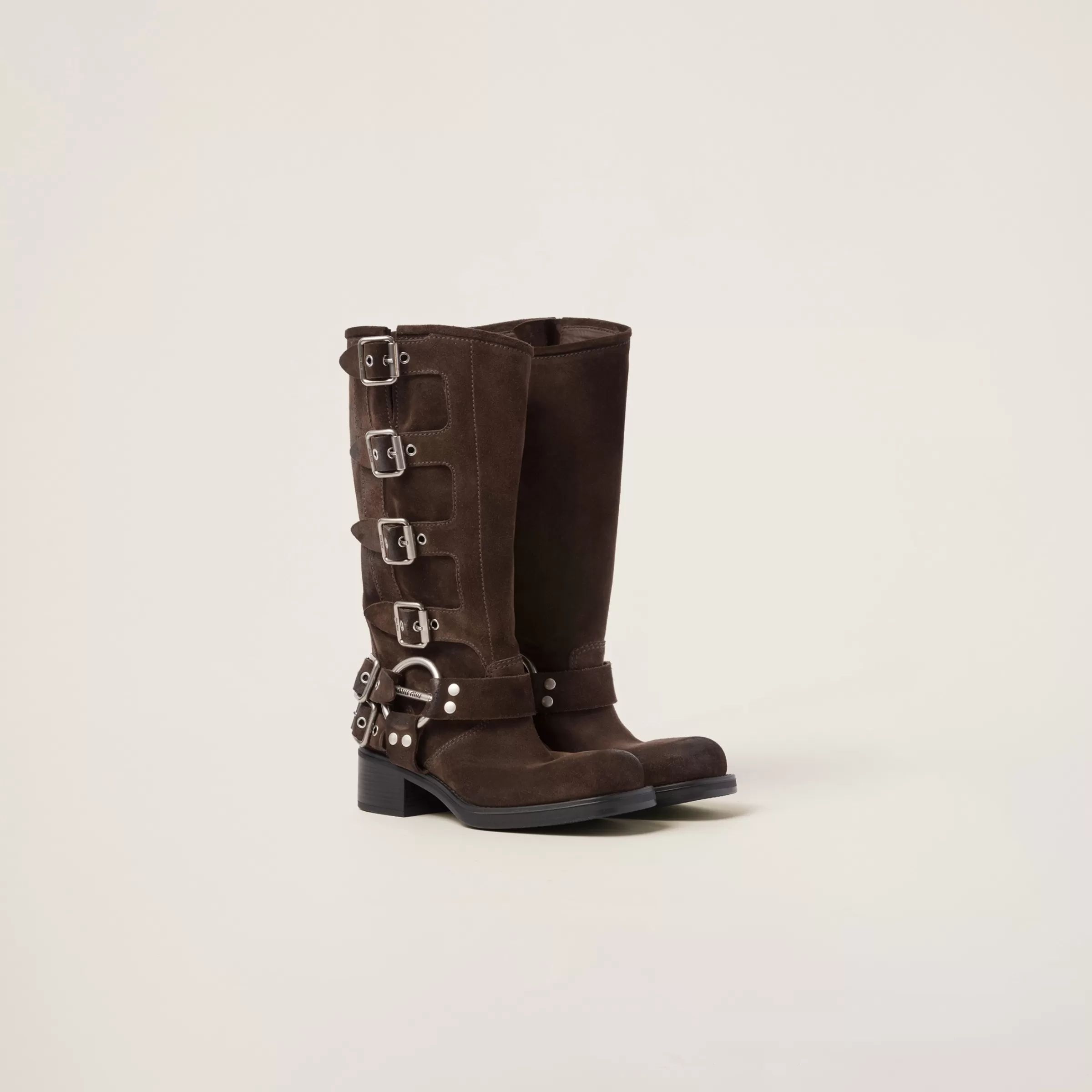 Miu Miu Suede Boots |