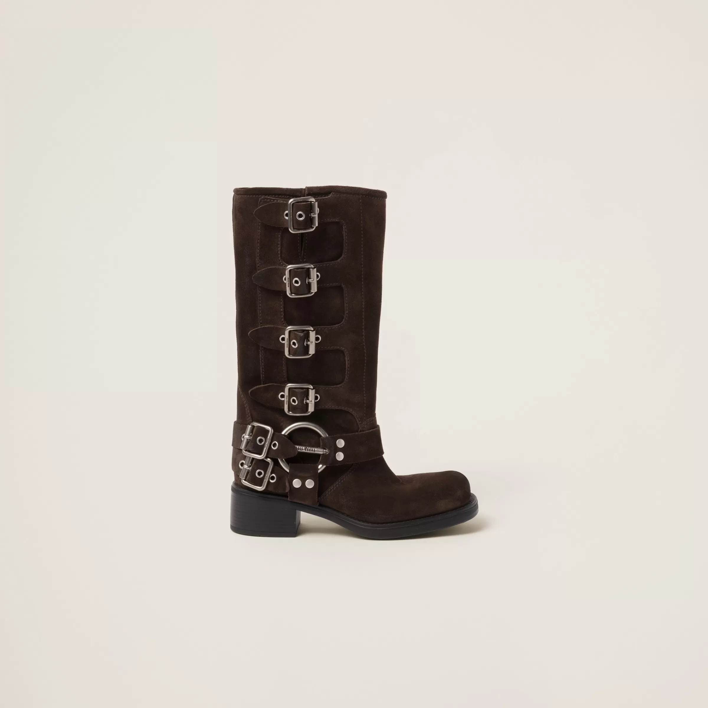 Miu Miu Suede Boots |