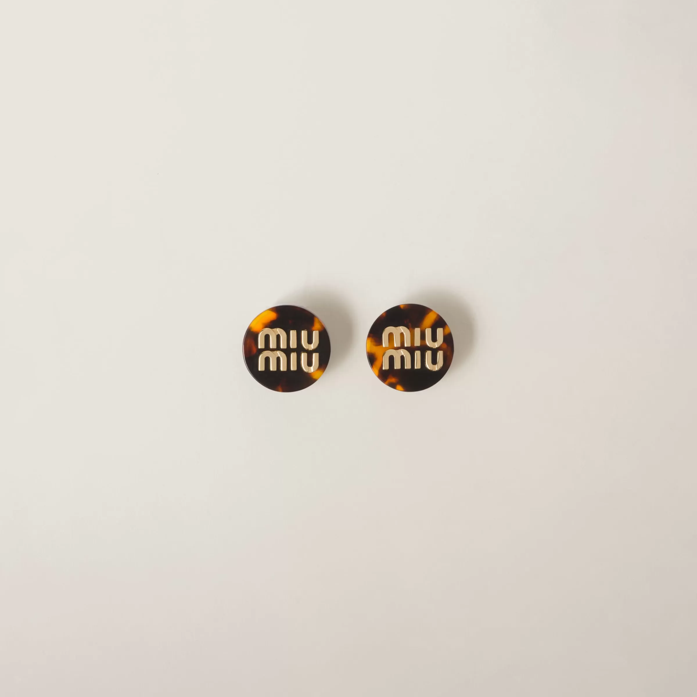 Miu Miu Plexiglas Earrings |