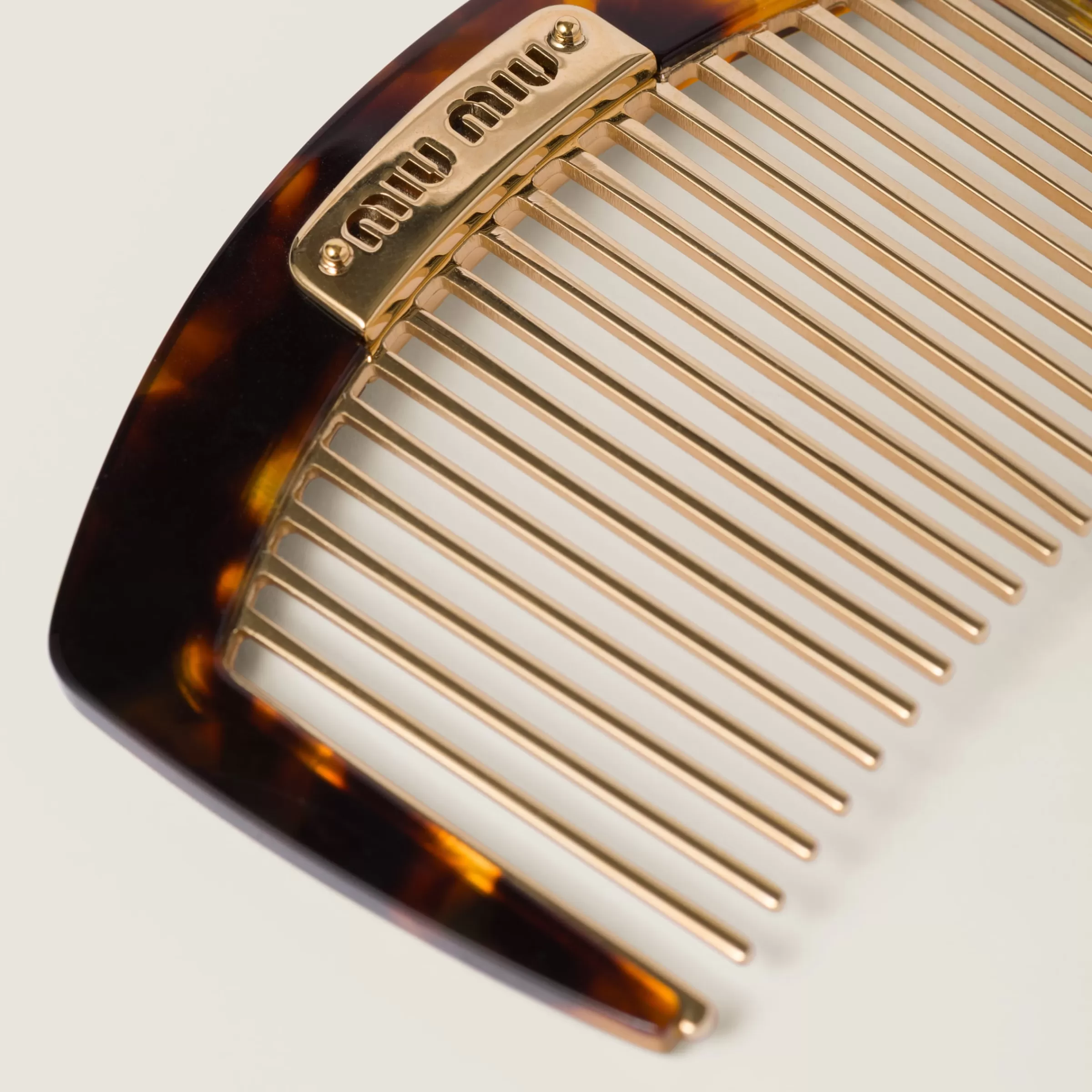 Miu Miu Plexiglas Hair Comb |