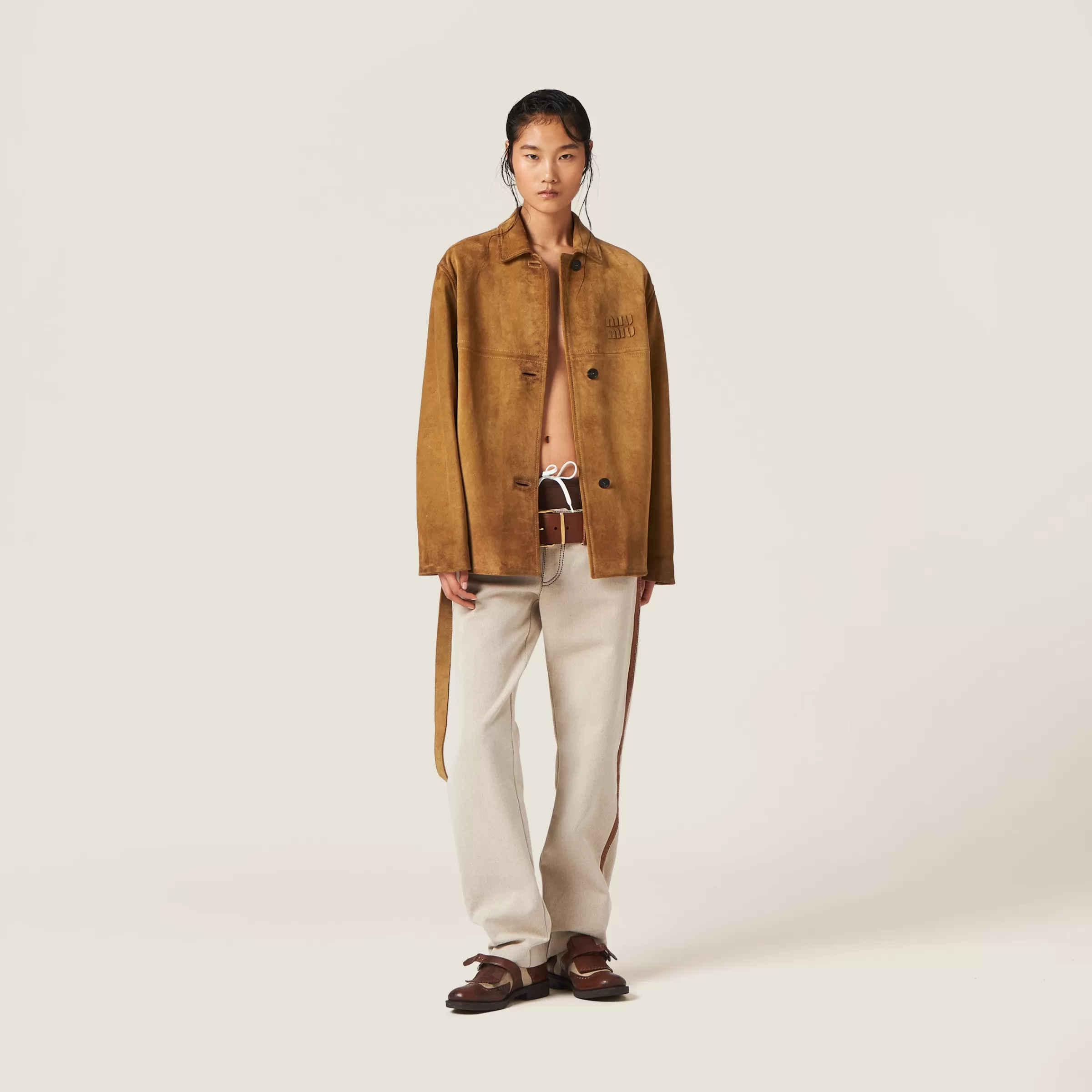Miu Miu Leather Jacket |
