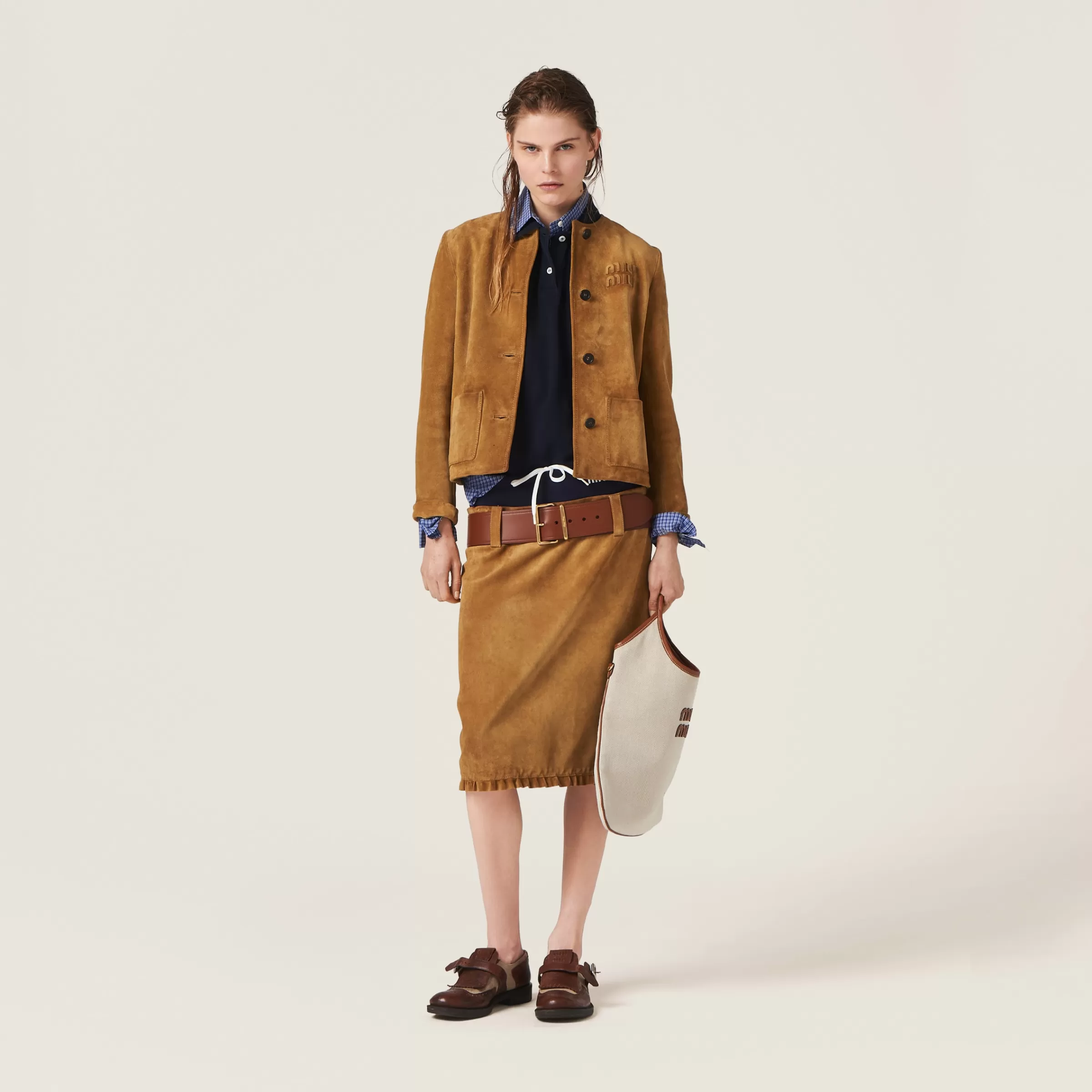 Miu Miu Suede Jacket |