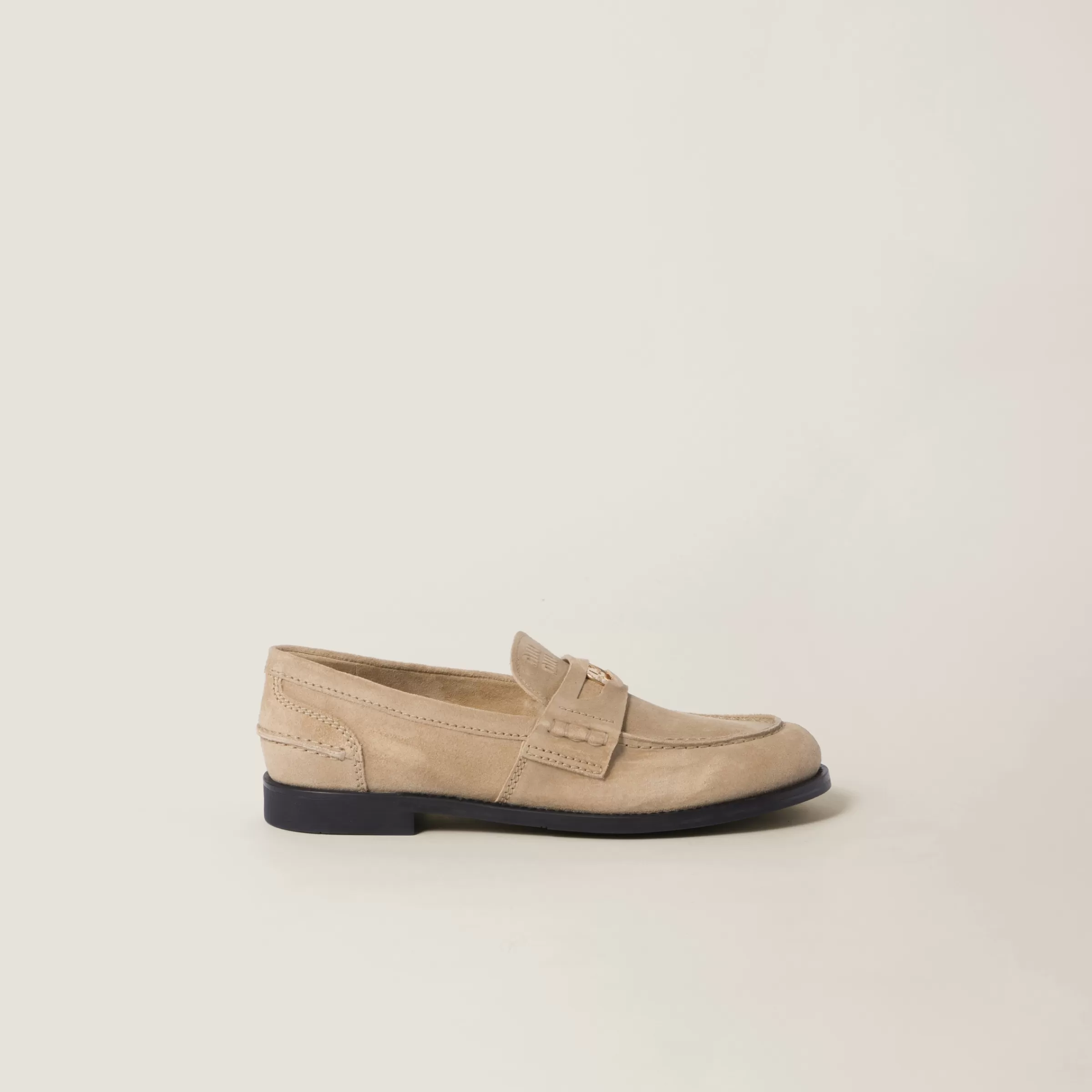 Miu Miu Faded Suede Loafers |