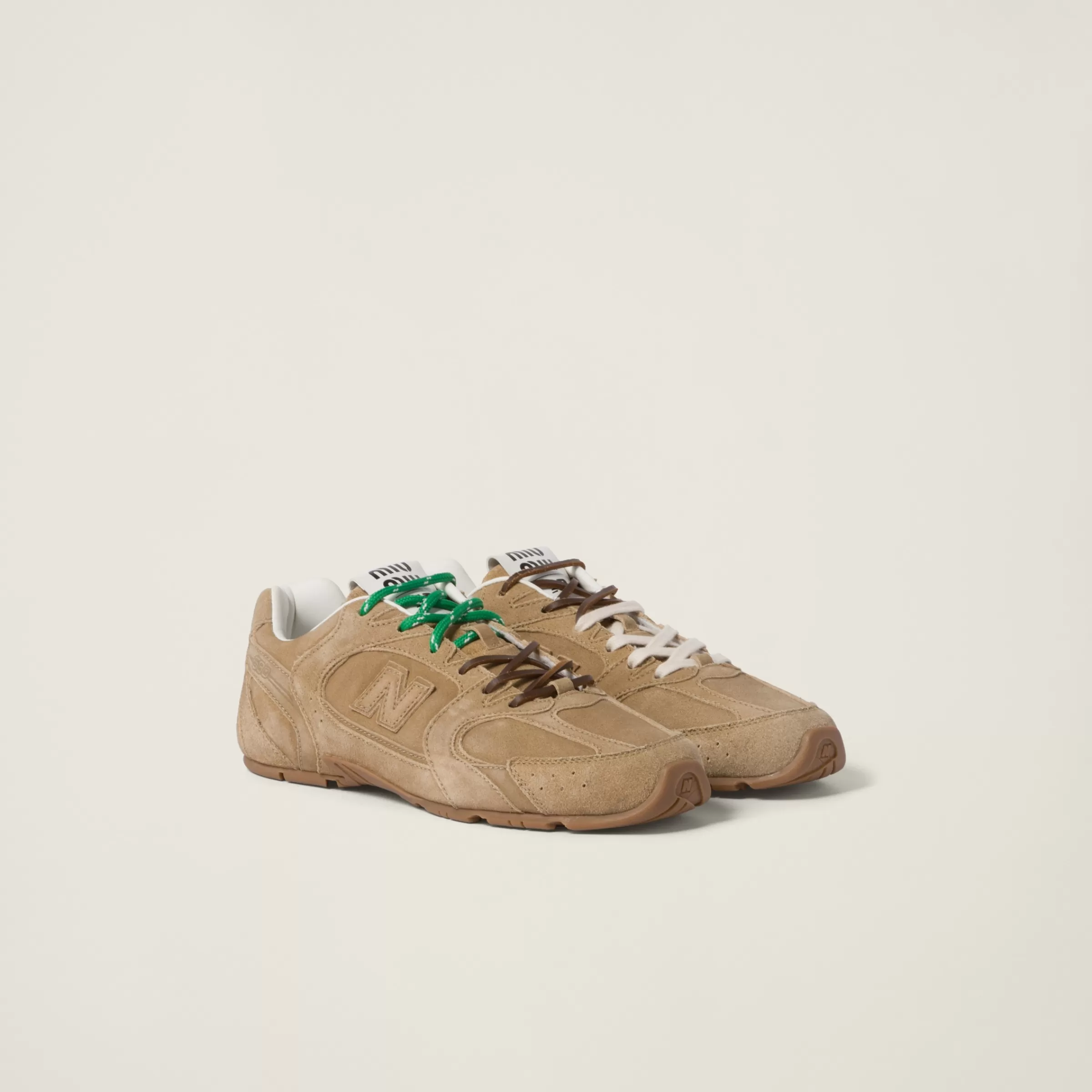 Miu Miu New Balance X 530 Sl Suede Sneakers |