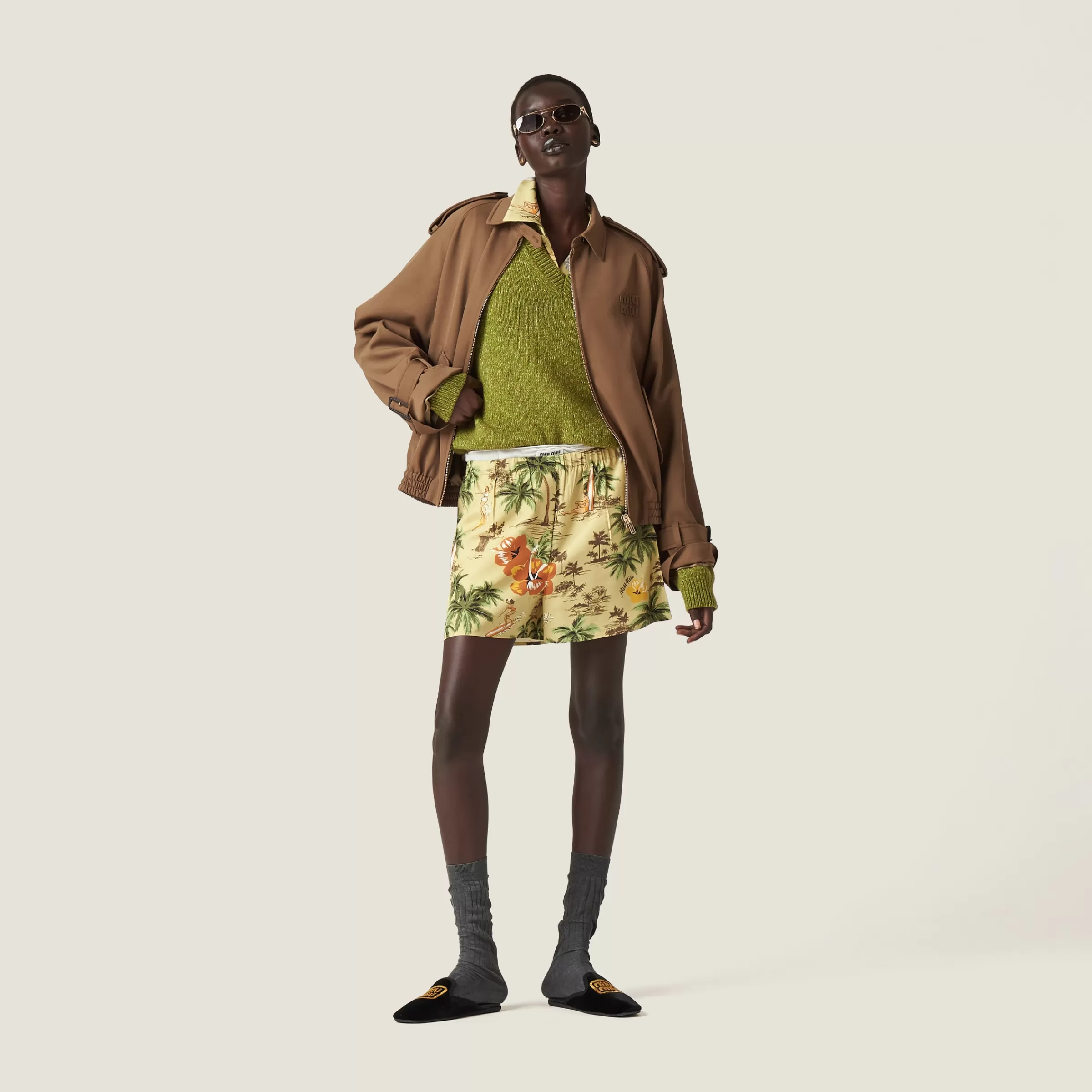 Miu Miu Wool And Cashmere Sweater |