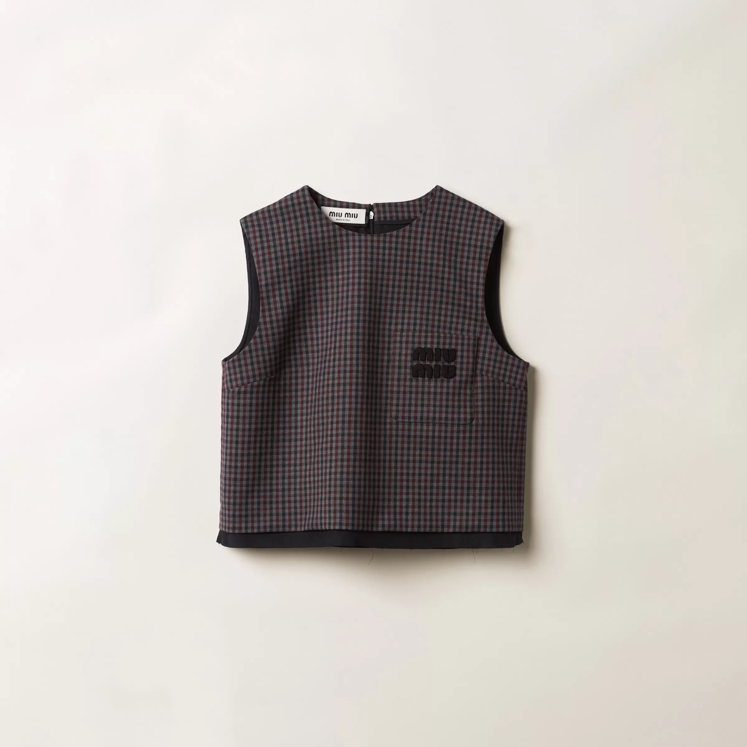 Miu Miu Gingham Check Top |