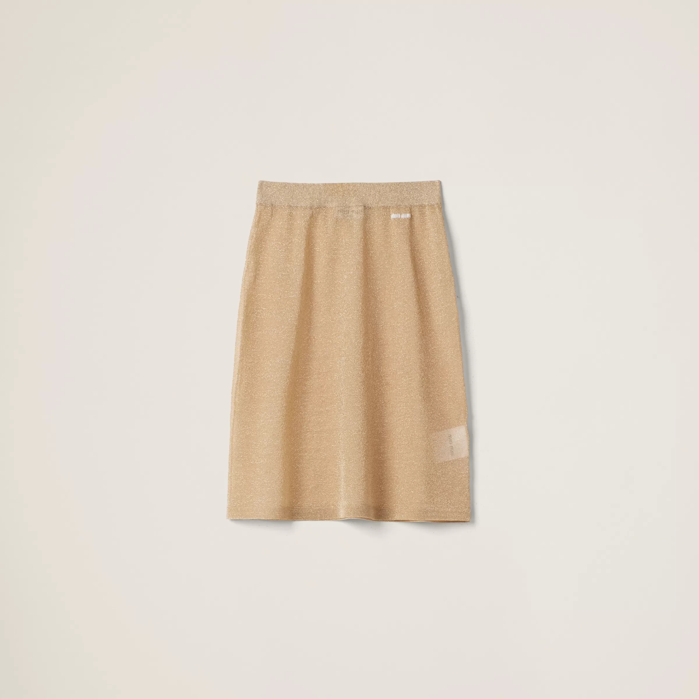 Miu Miu Lamé Skirt |