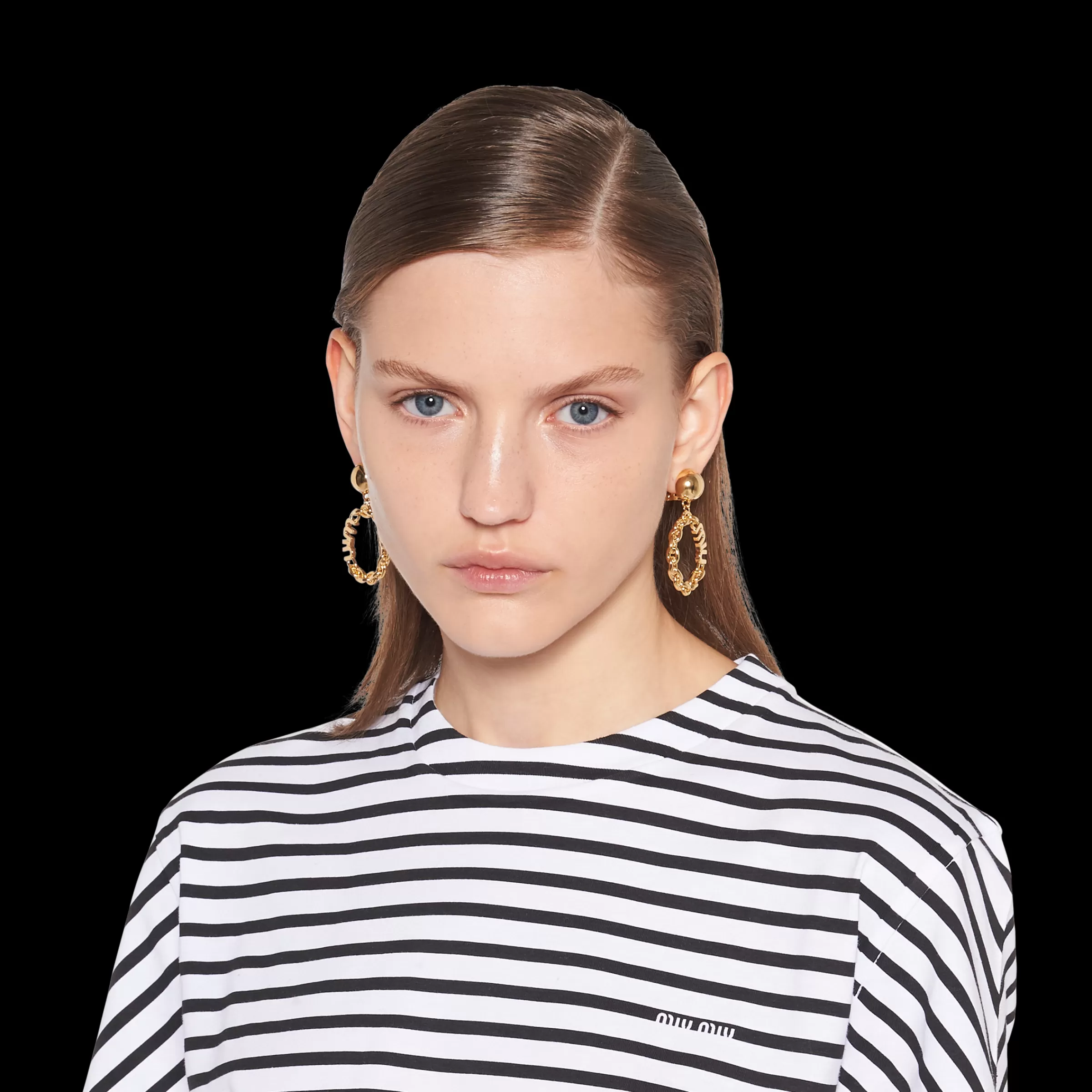 Miu Miu Metal Earrings |