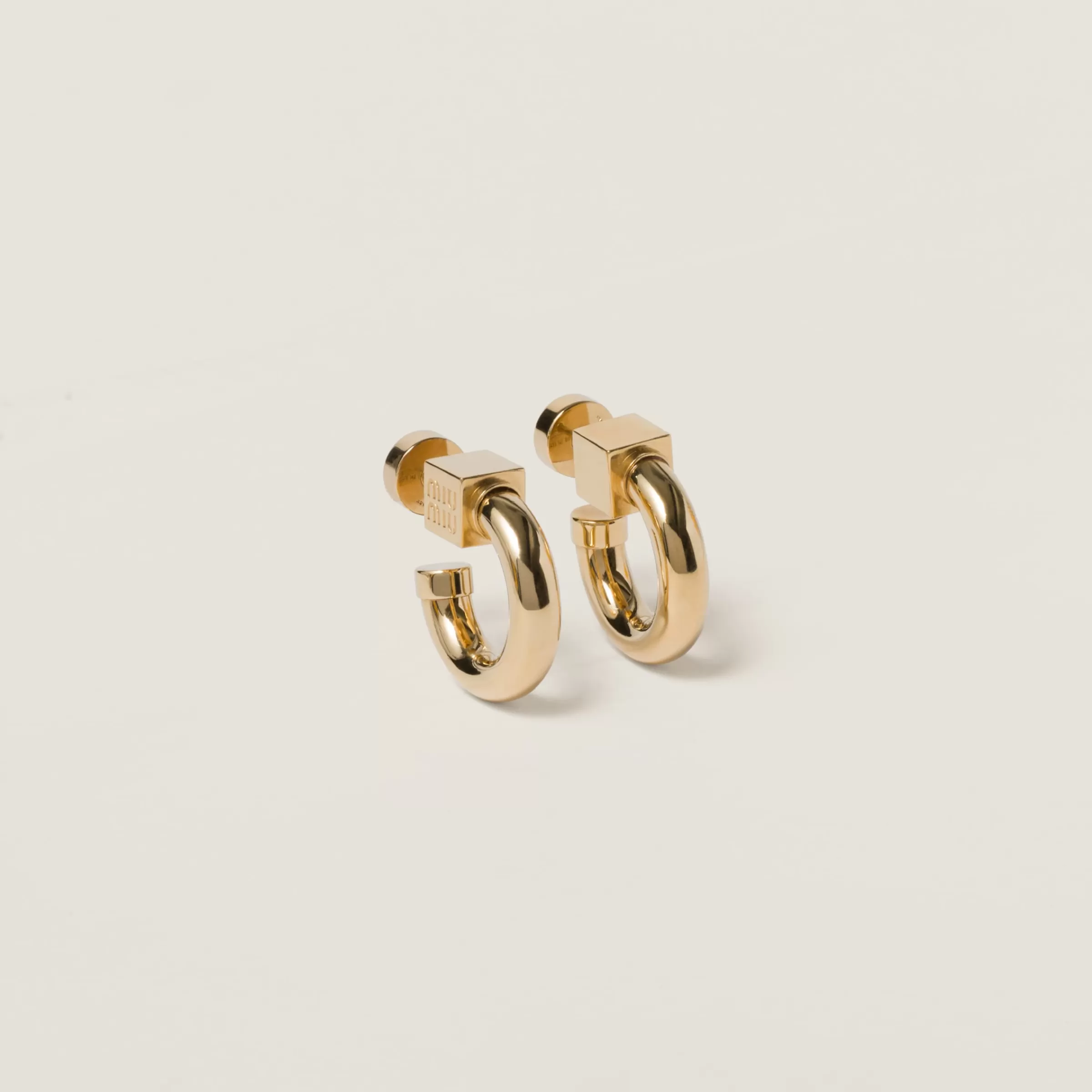 Miu Miu Metal Earrings |
