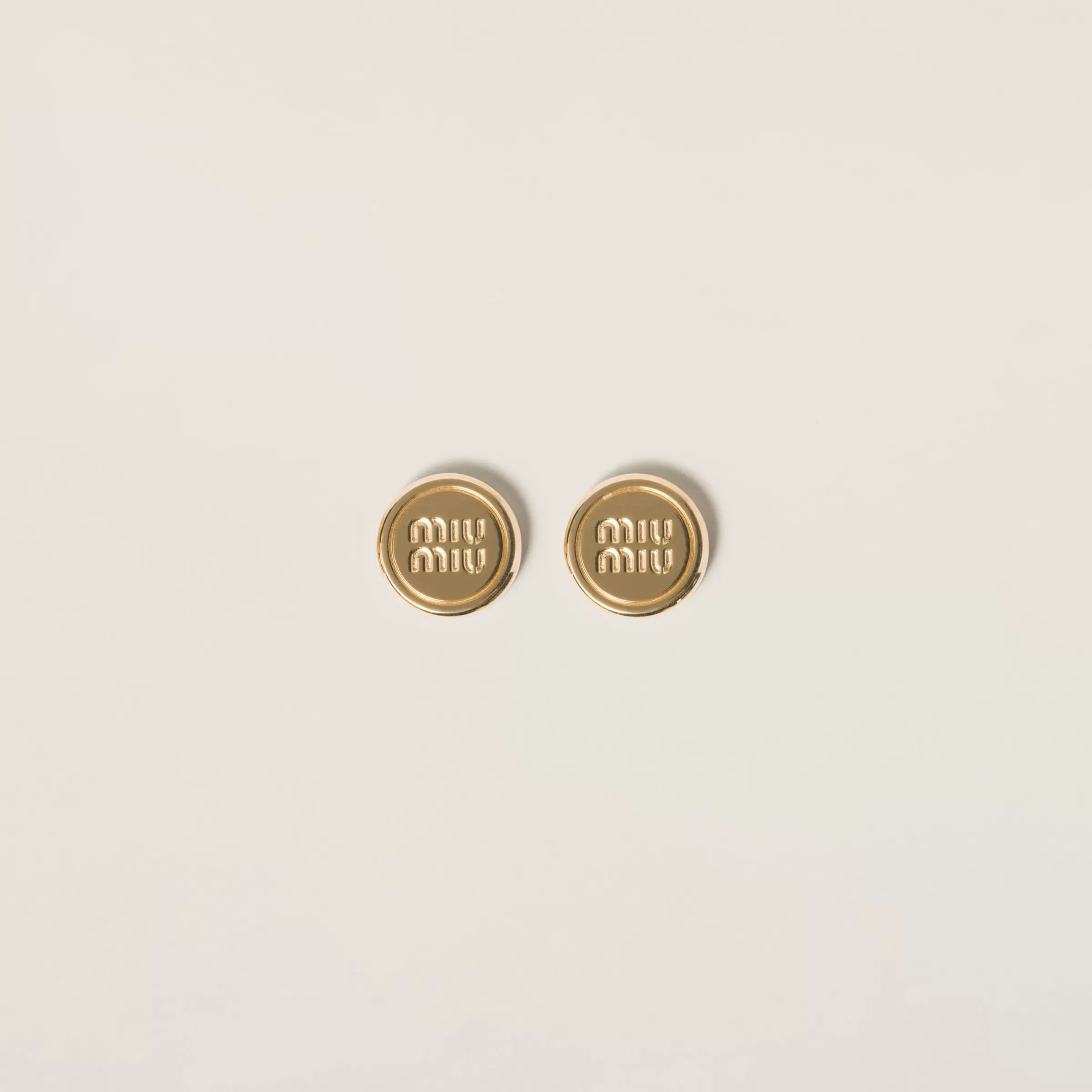 Miu Miu Metal Earrings |