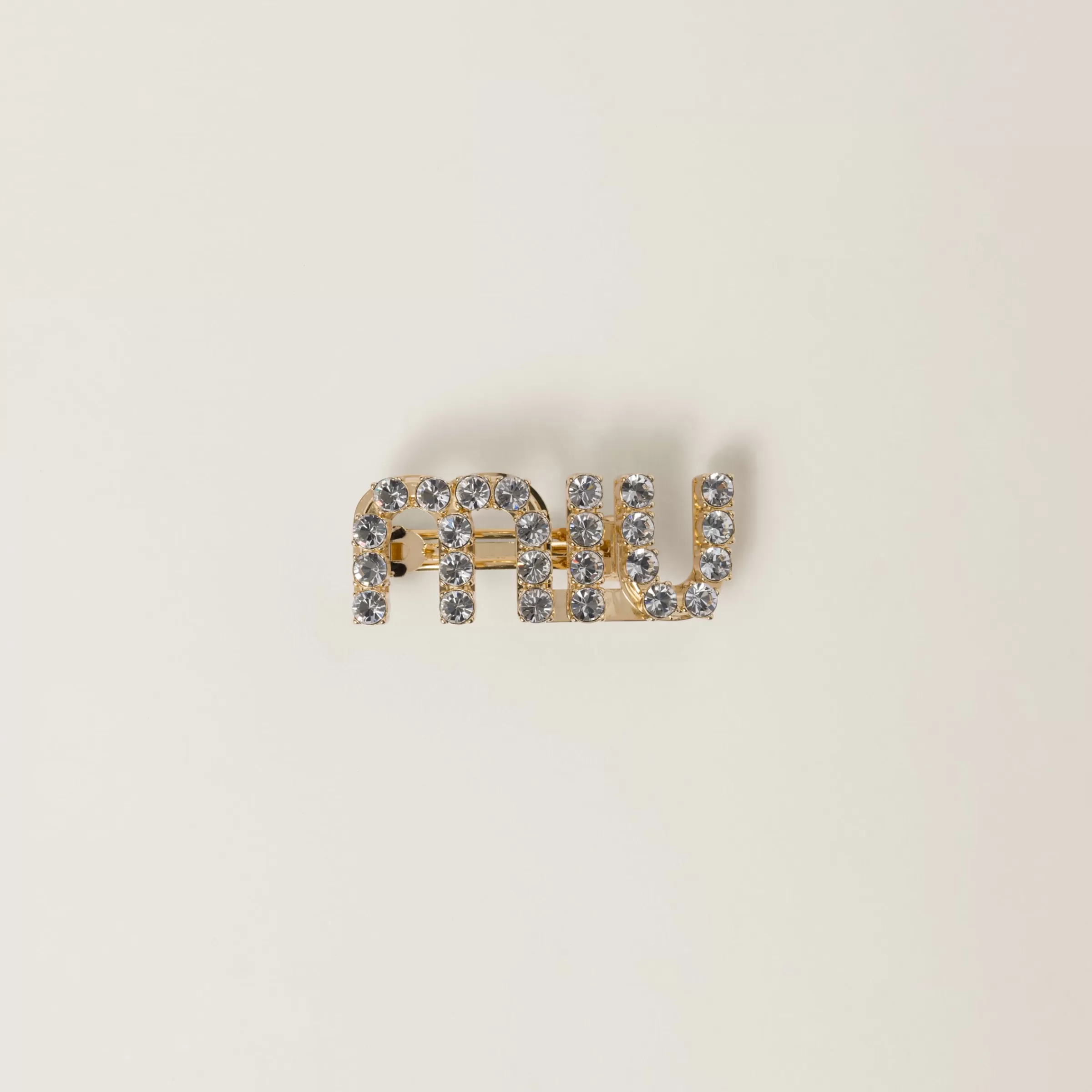 Miu Miu Hair Clip With Crystals |
